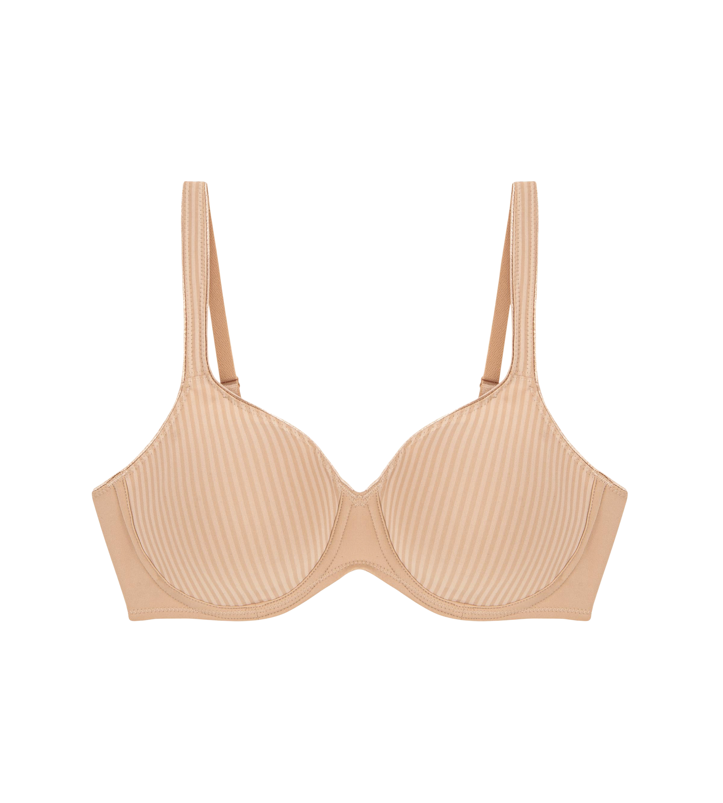 Triumph Bügel-BH »Modern Soft+Cotton W« mit dezenten Glanz-Streifenmuster und breiten Trägern