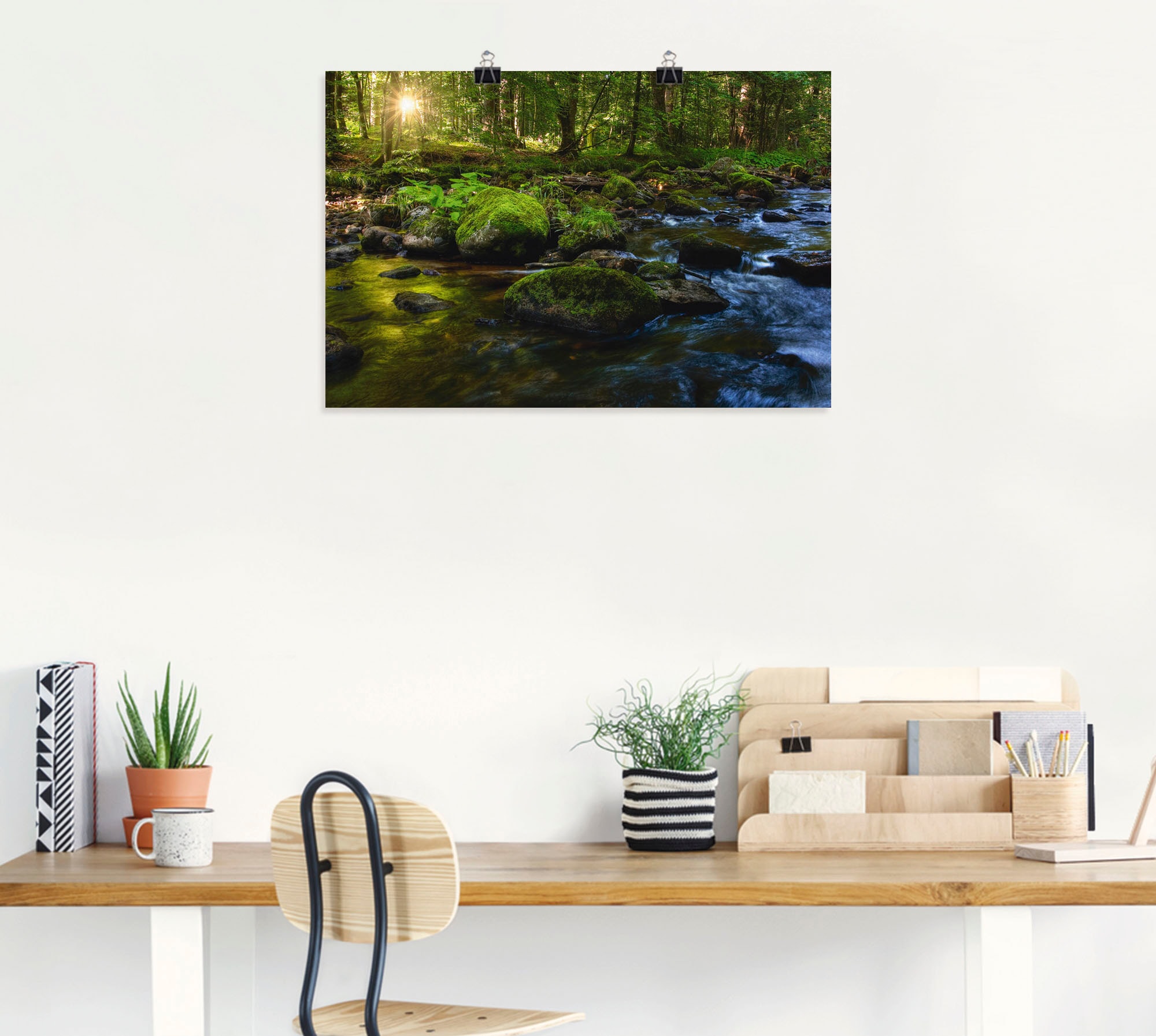 Artland Wandbild »Feenland« Wald 1 Stk. tlg. als Alubild, Outdoorbild, Leinwandbild, Poster in verschied. Größen