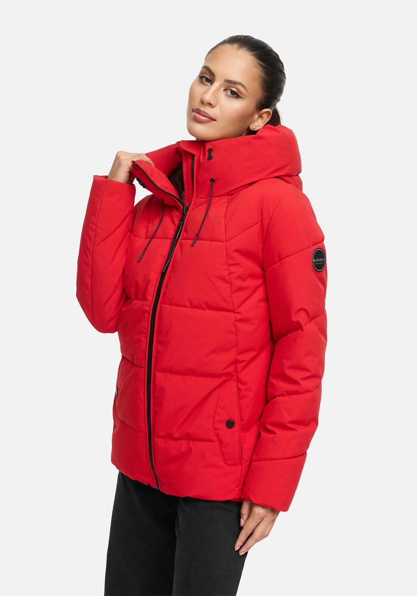 Marikoo Winterjacke »Marikoo Kuscheltatze Damen Winter Steppjacke N077«