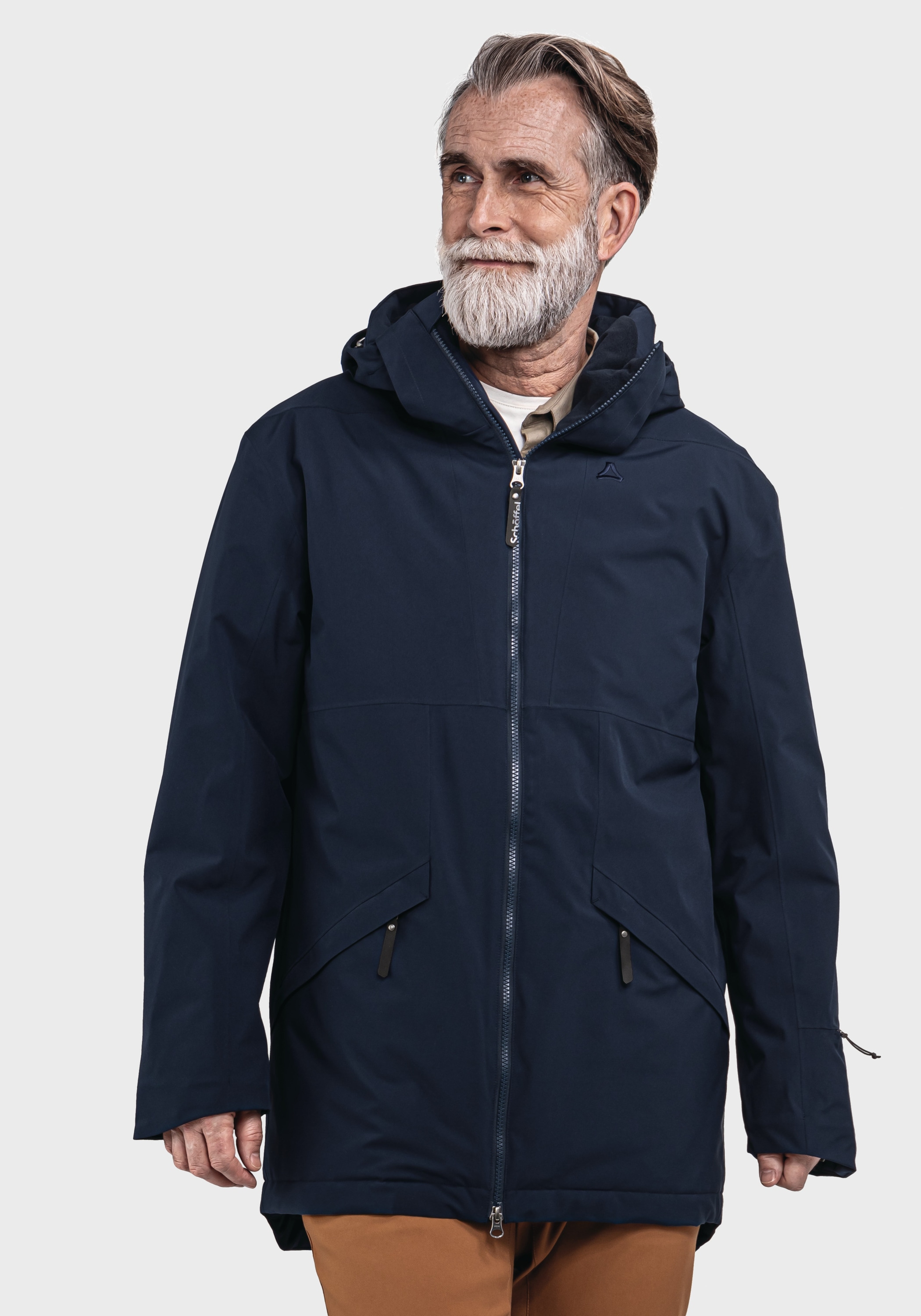 Schöffel Langjacke »Urban Ins Parka Style Malkay MNS«, mit Kapuze