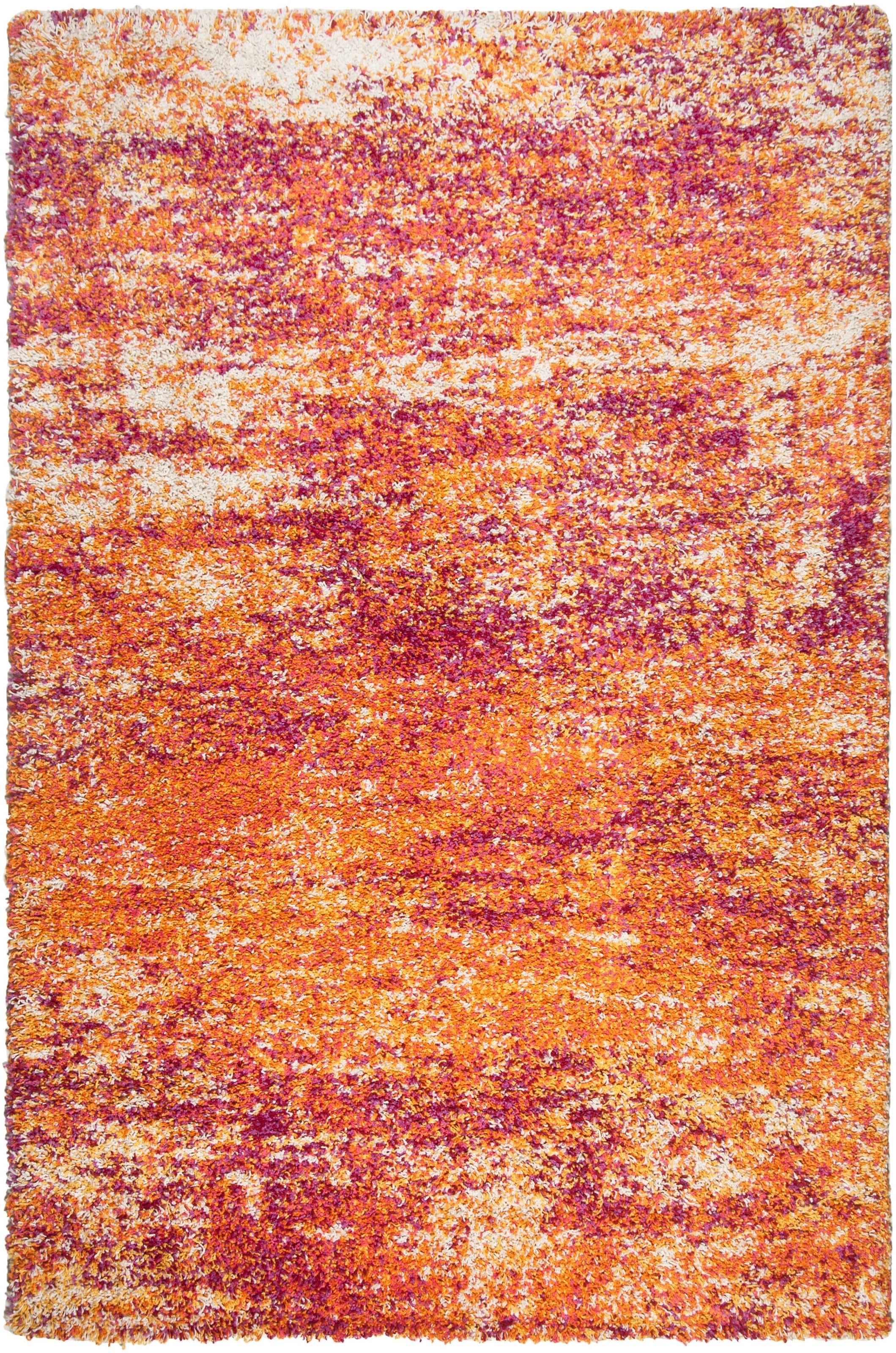 THEKO Hochflor-Teppich »Color Shaggy 521«, rechteckig, handgewebt, ideal im Wohnzimmer & Schlafzimmer