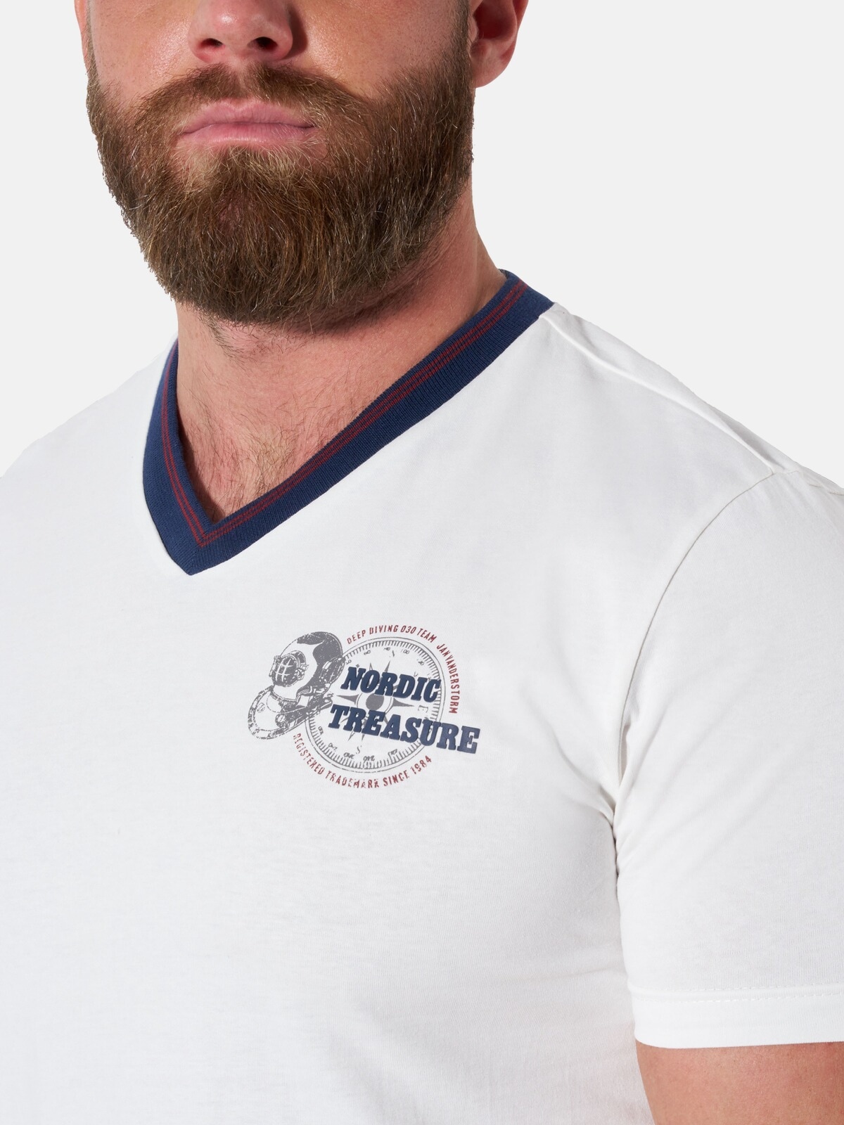 Jan Vanderstorm V-Shirt »3er Pack T-Shirt STIGLUND«