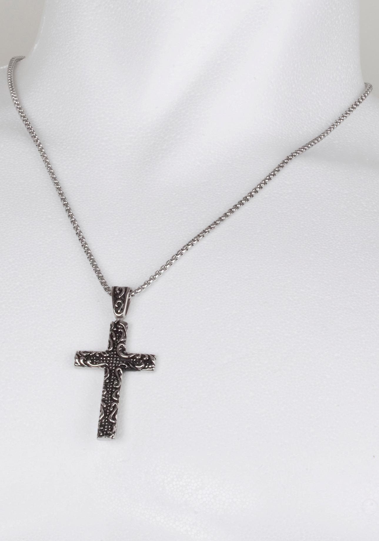 J.Jayz Kette mit Anhänger »Halskette Kreuz used look« bestellen bei OTTO | Lange Ketten