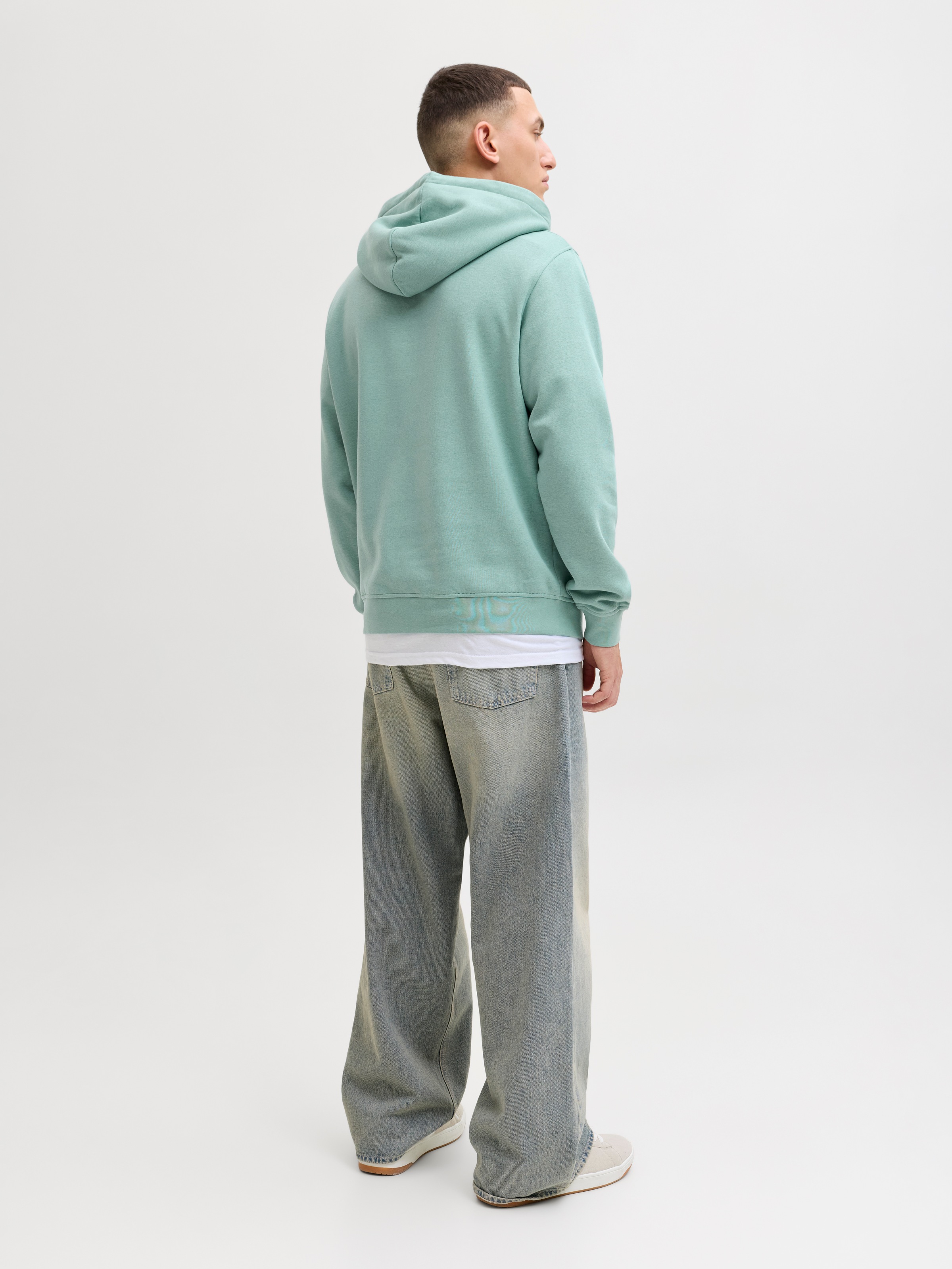 Jack & Jones Kapuzensweatshirt »JJESOHO SWEAT HOOD NOOS«, Baumwollmischung, relaxed fit
