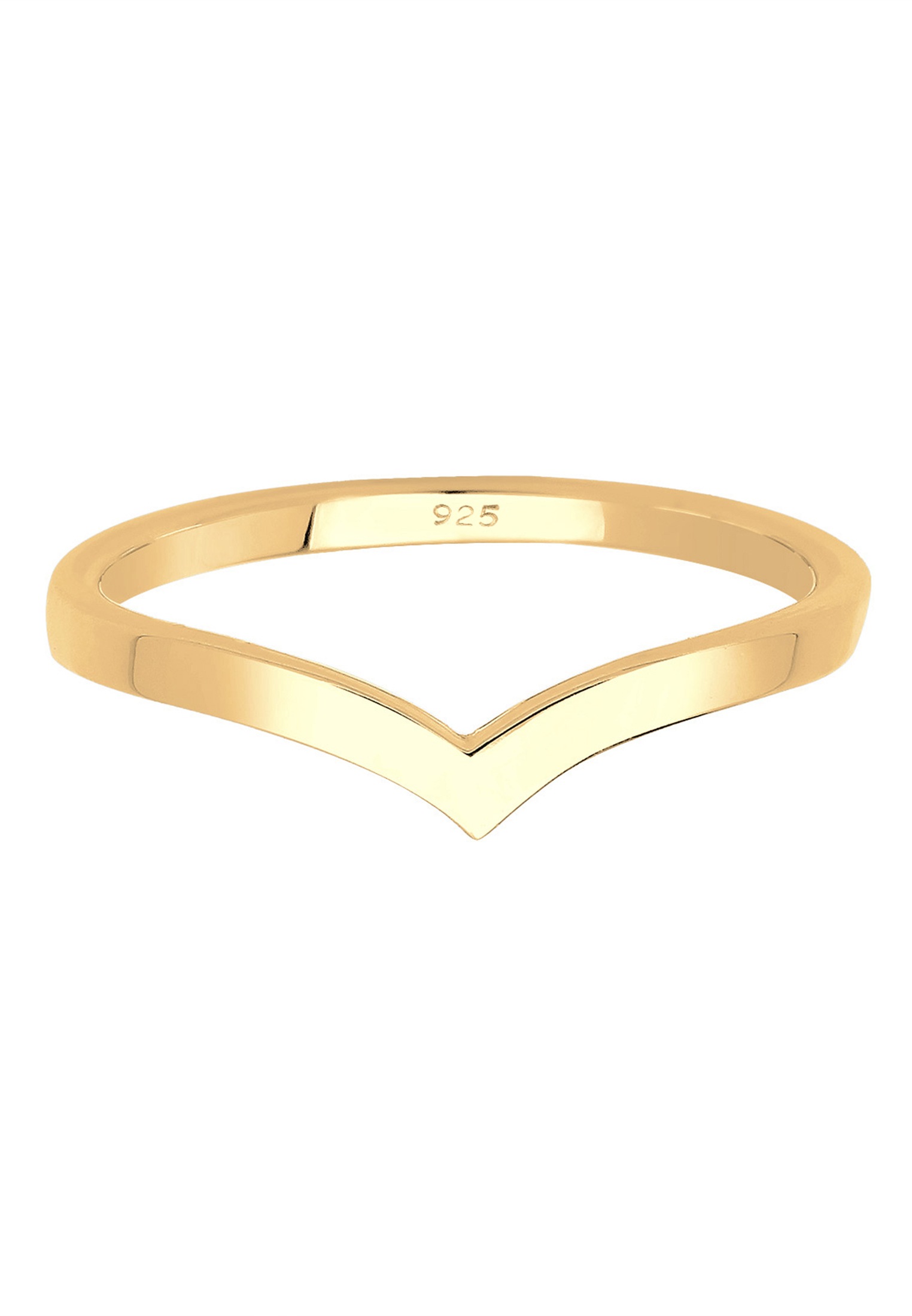 Elli Silberring »Ring V-Stacking Geo Trend Blogger 925 Sterling Silber«