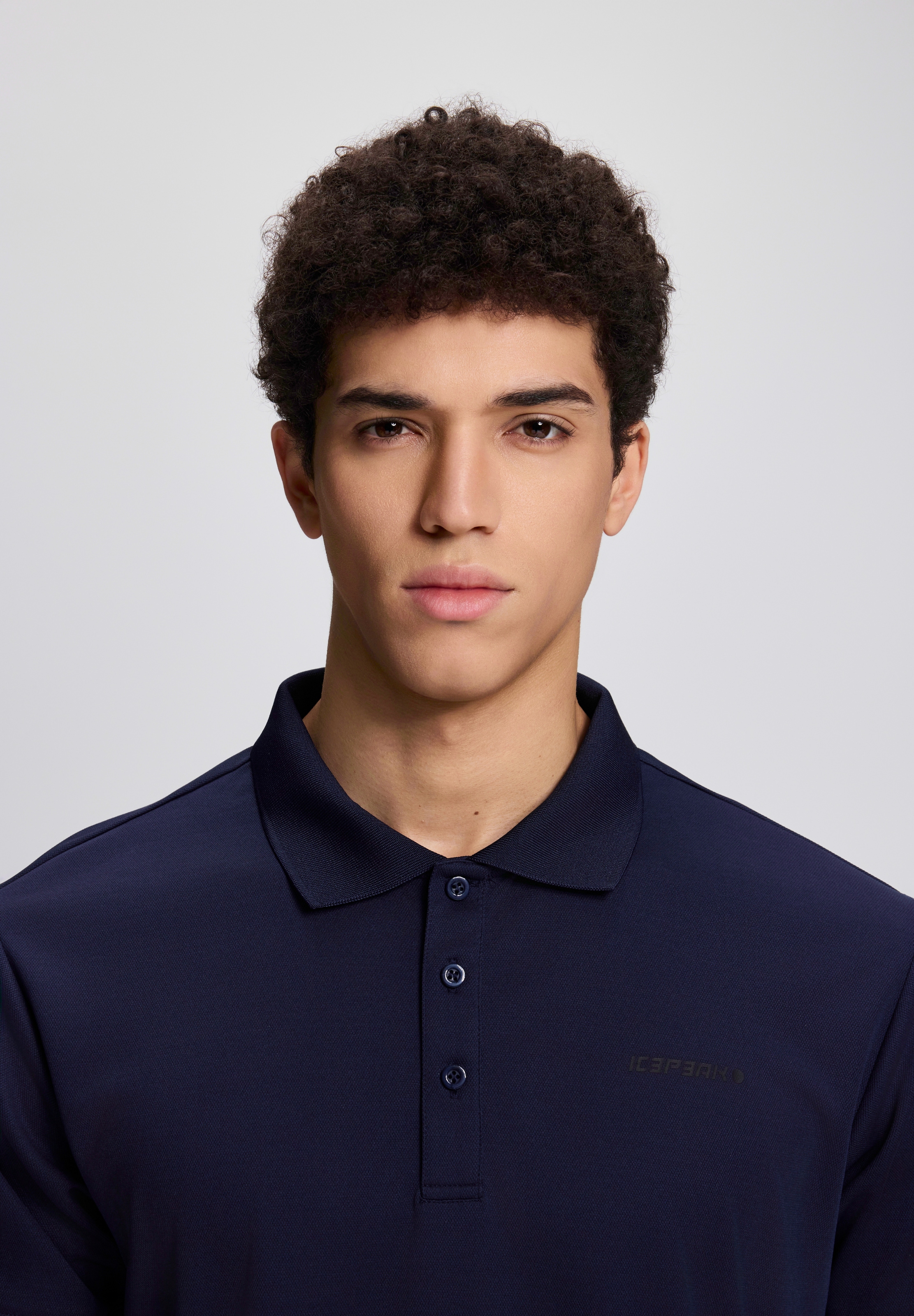 Icepeak Poloshirt »H POLOSHIRT BELLMONT« Kurzarm-Ausführung, mit Polokragen und Knopfleiste, unifarben