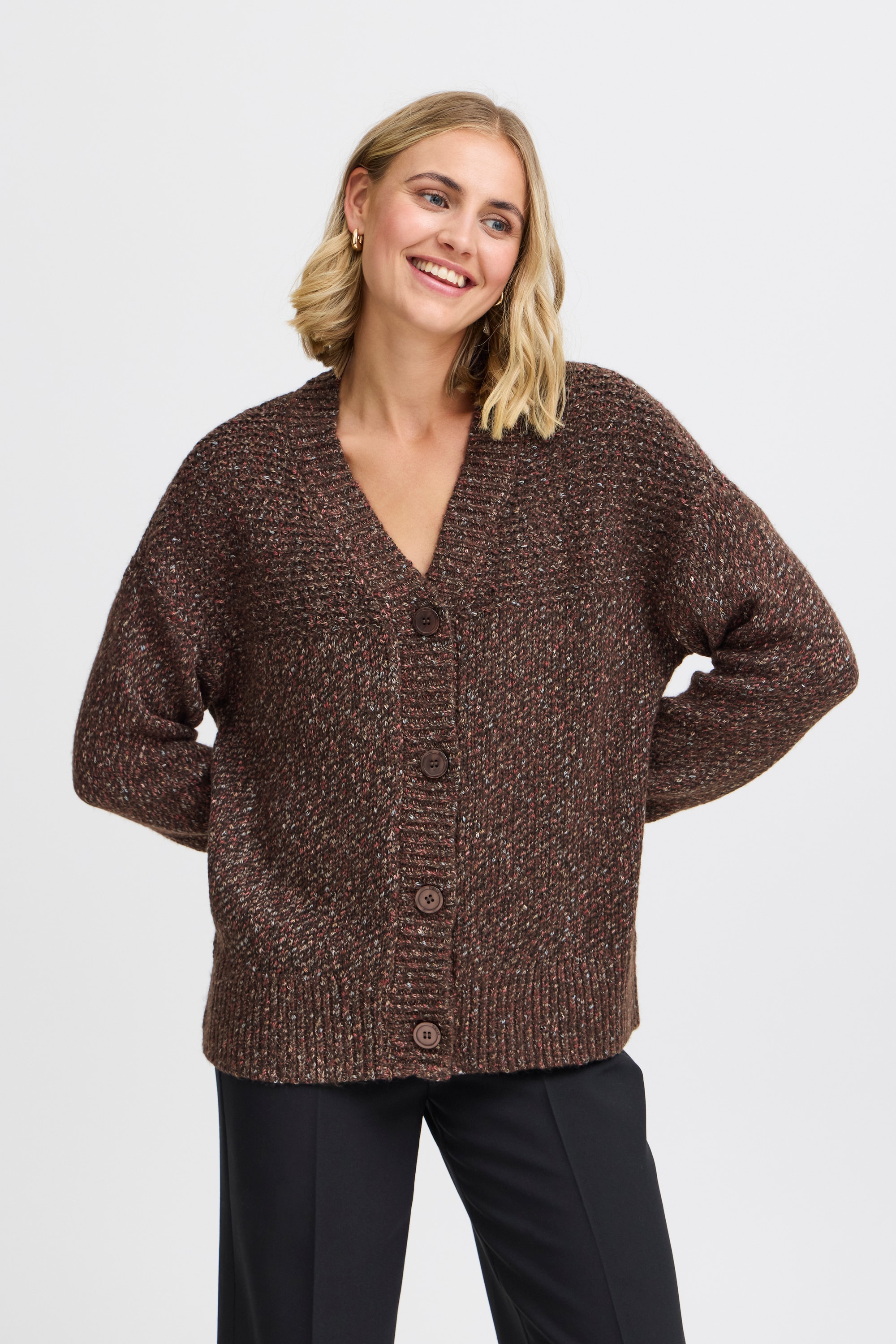 fransa Strickjacke »Strickjacke FRSPOTTA«
