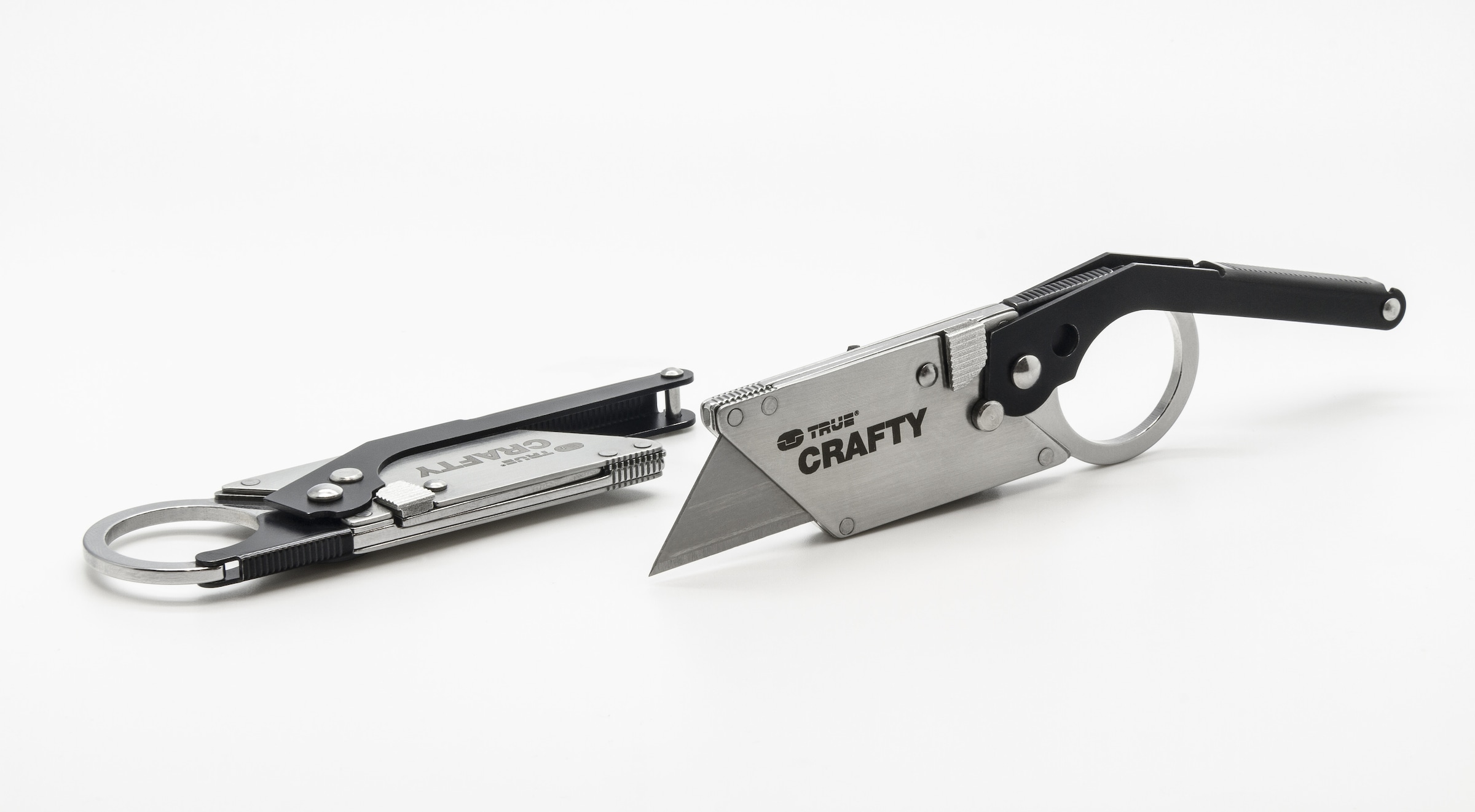 TRUE Multitool »CRAFTY«, gefederter Clip, inkl. Ersatzklingen