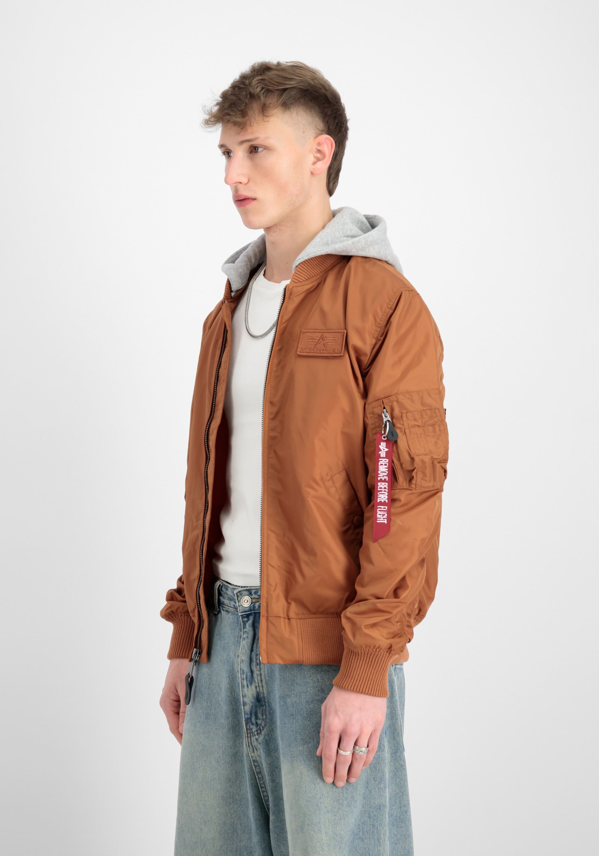 Alpha Industries Bomberjacke »MA-1 TT Hood Light«