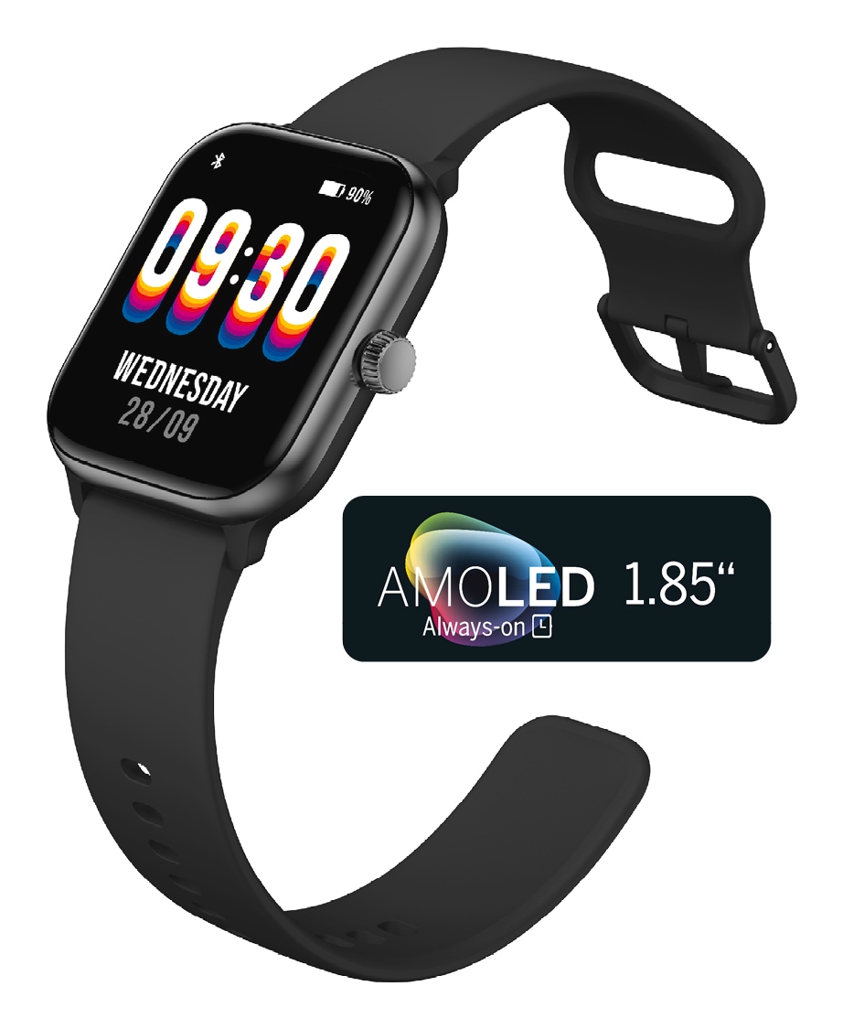 AGM by Beafon Smartwatch »Smart Watch 201«, (4,69 cm / 1,85 Zoll),)