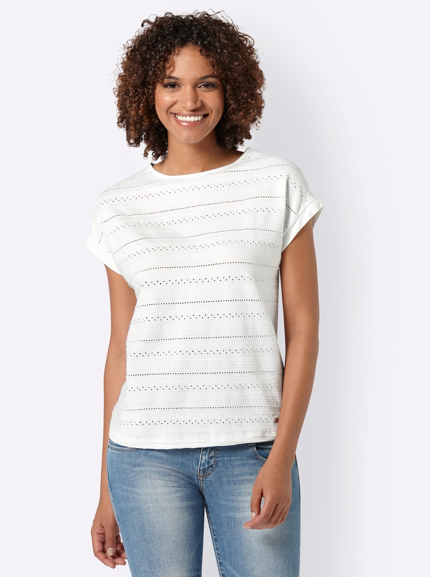 Casual Looks Kurzarmshirt »Shirt«, (1 tlg.)