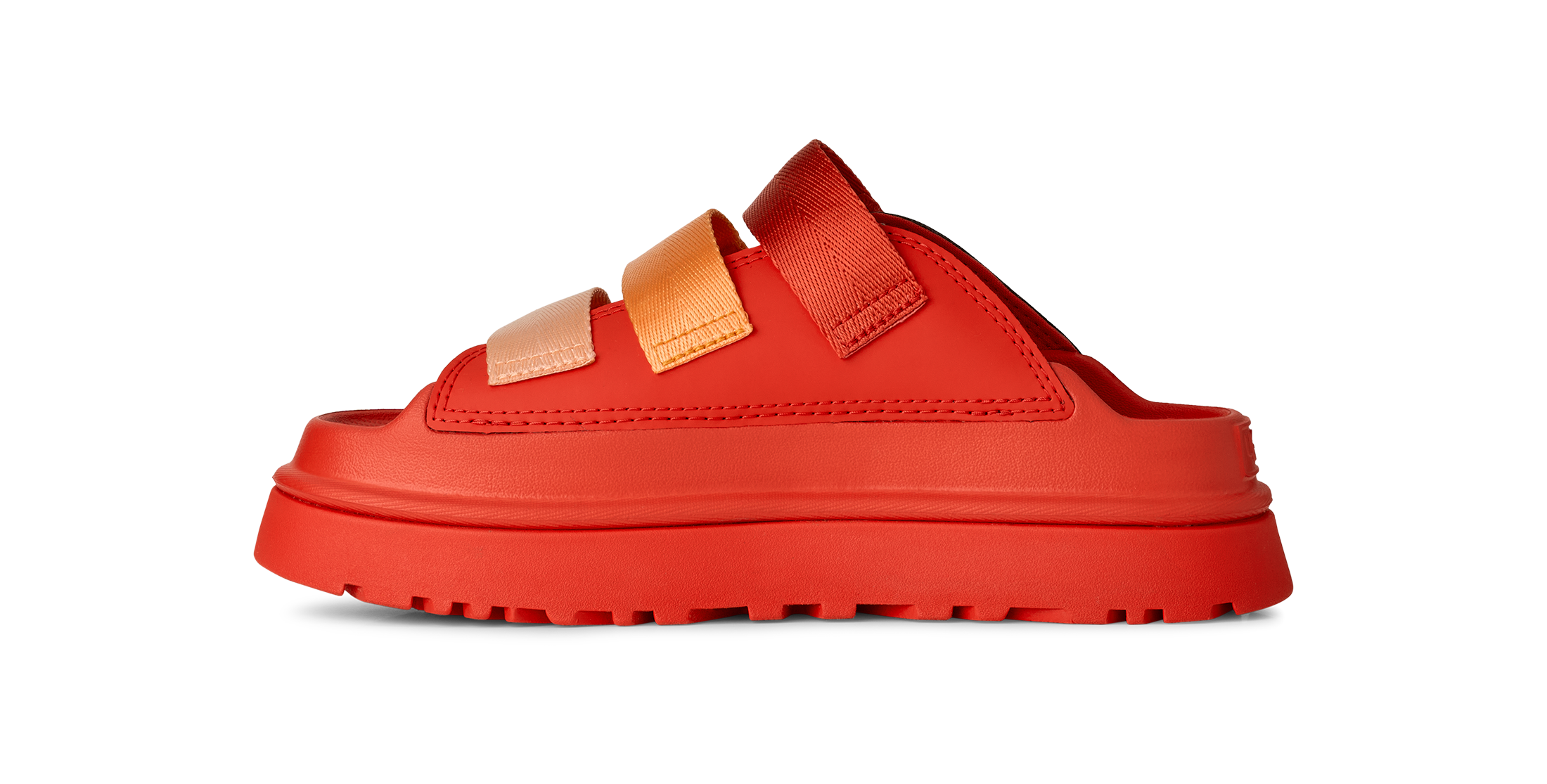 UGG Pantolette »GOLDENGLOW SLIDE«  , Plateauschuh, Sandale, Flats mit Fußbett
