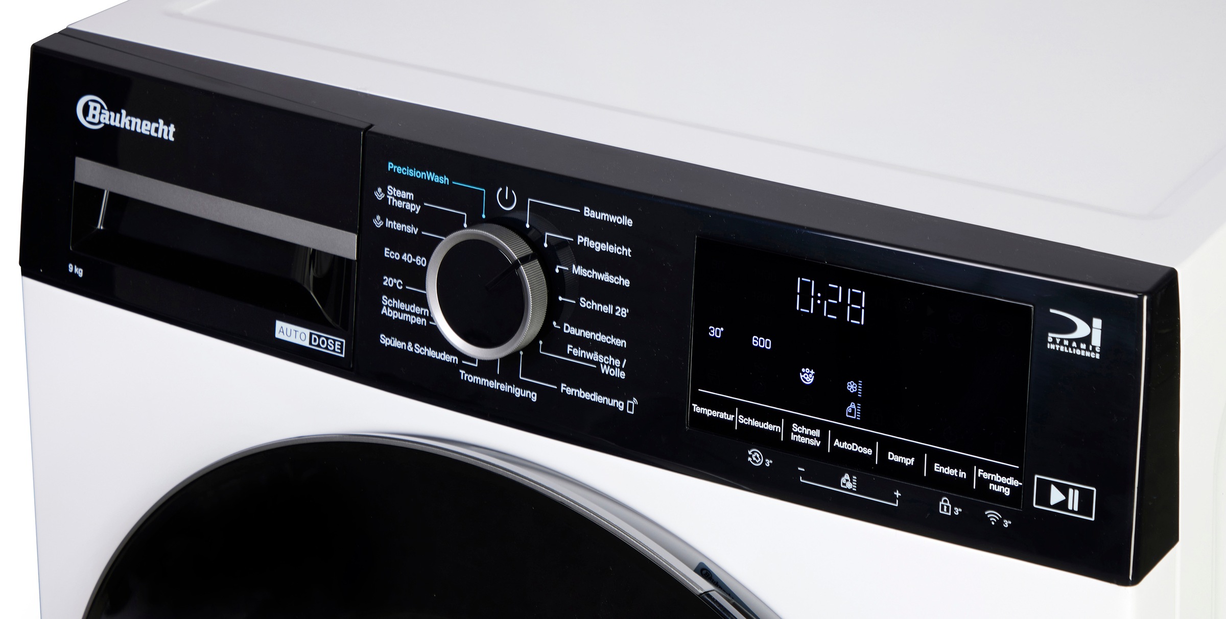BAUKNECHT Waschmaschine »B WM 9A12 BC« 9 kg 1400 U/min Adaptive Wash – Intelligente Anpassung für perfekte Waschergebnisse