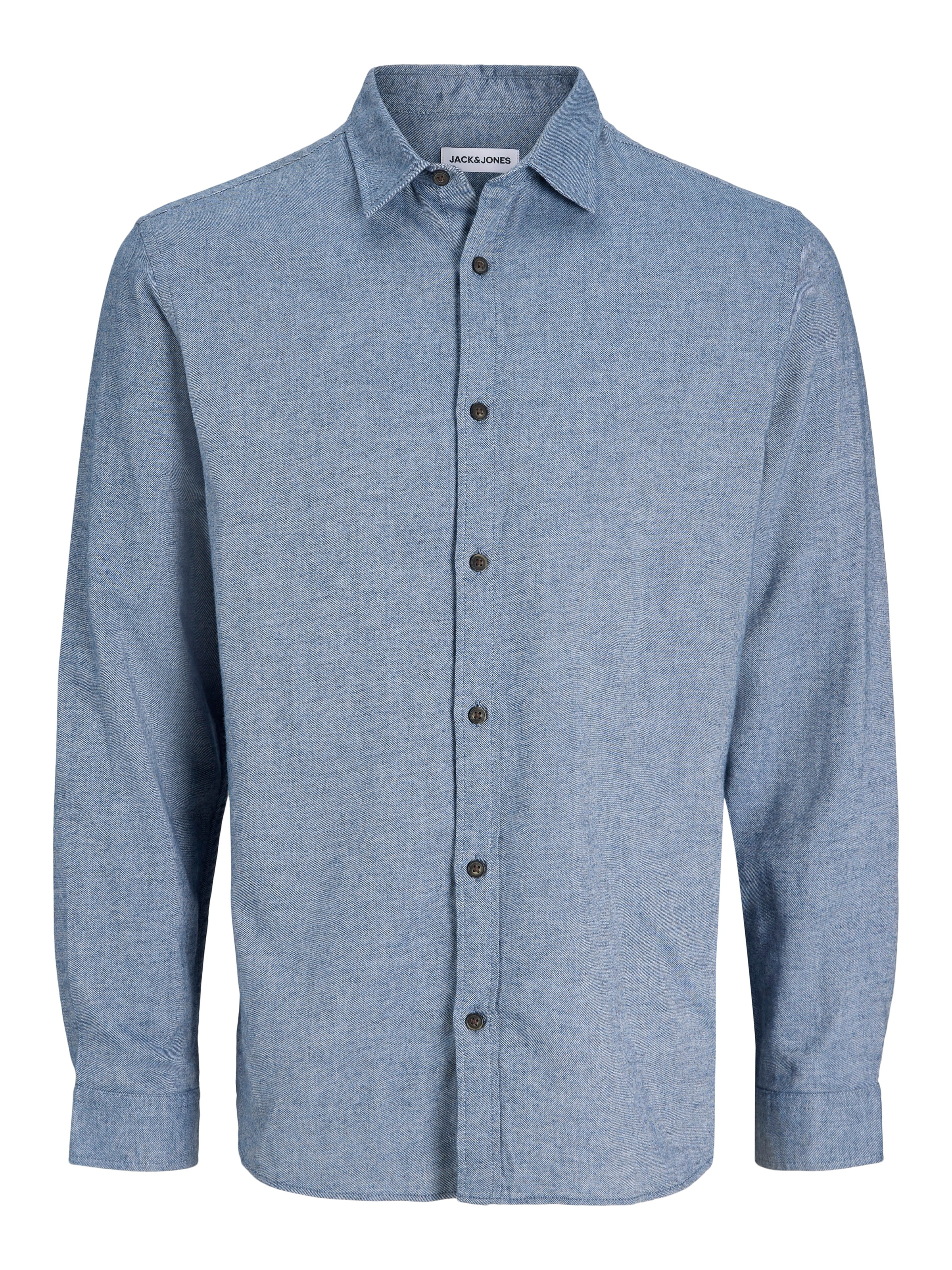 Jack & Jones Langarmhemd »JJECLASSIC MELANGE SHIRT L/S NOOS«