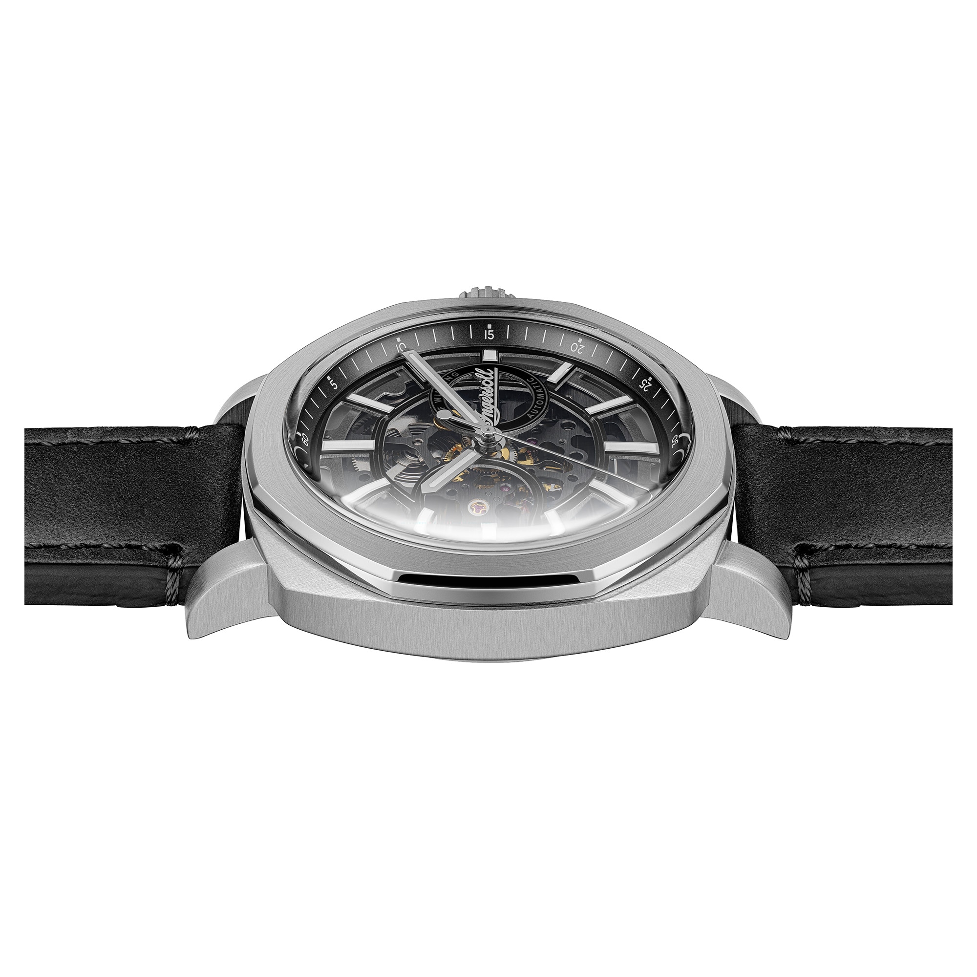 Ingersoll Automatikuhr »The Outrider« Armbanduhr, Herrenuhr, Mechanische Uhr, Lederarmband, analog
