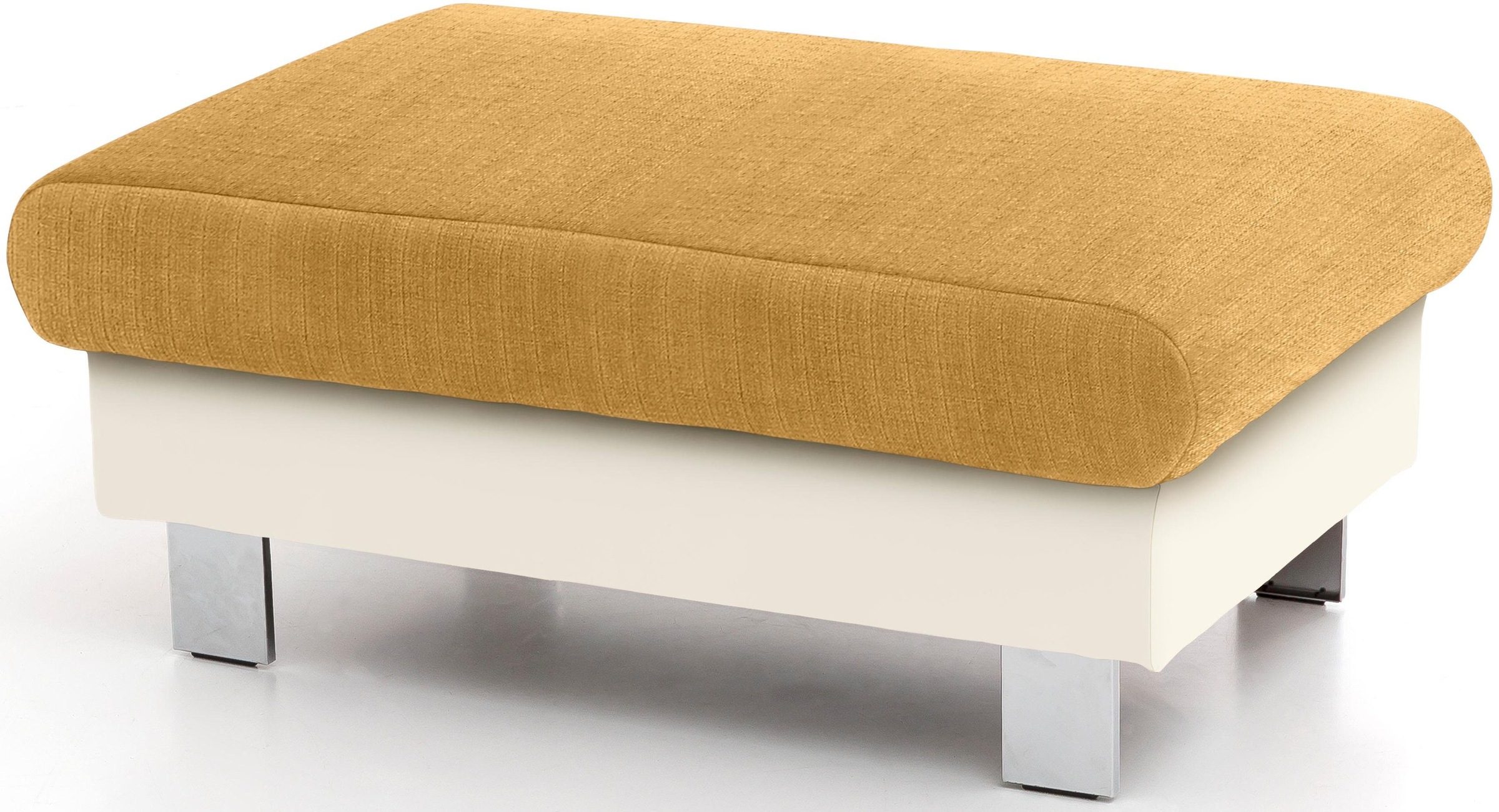 COTTA Polstergarnitur »Komaris L-Form«, (Set), Set bestehend aus: Ecksofa mit Kopfteilverstellung & Hocker
