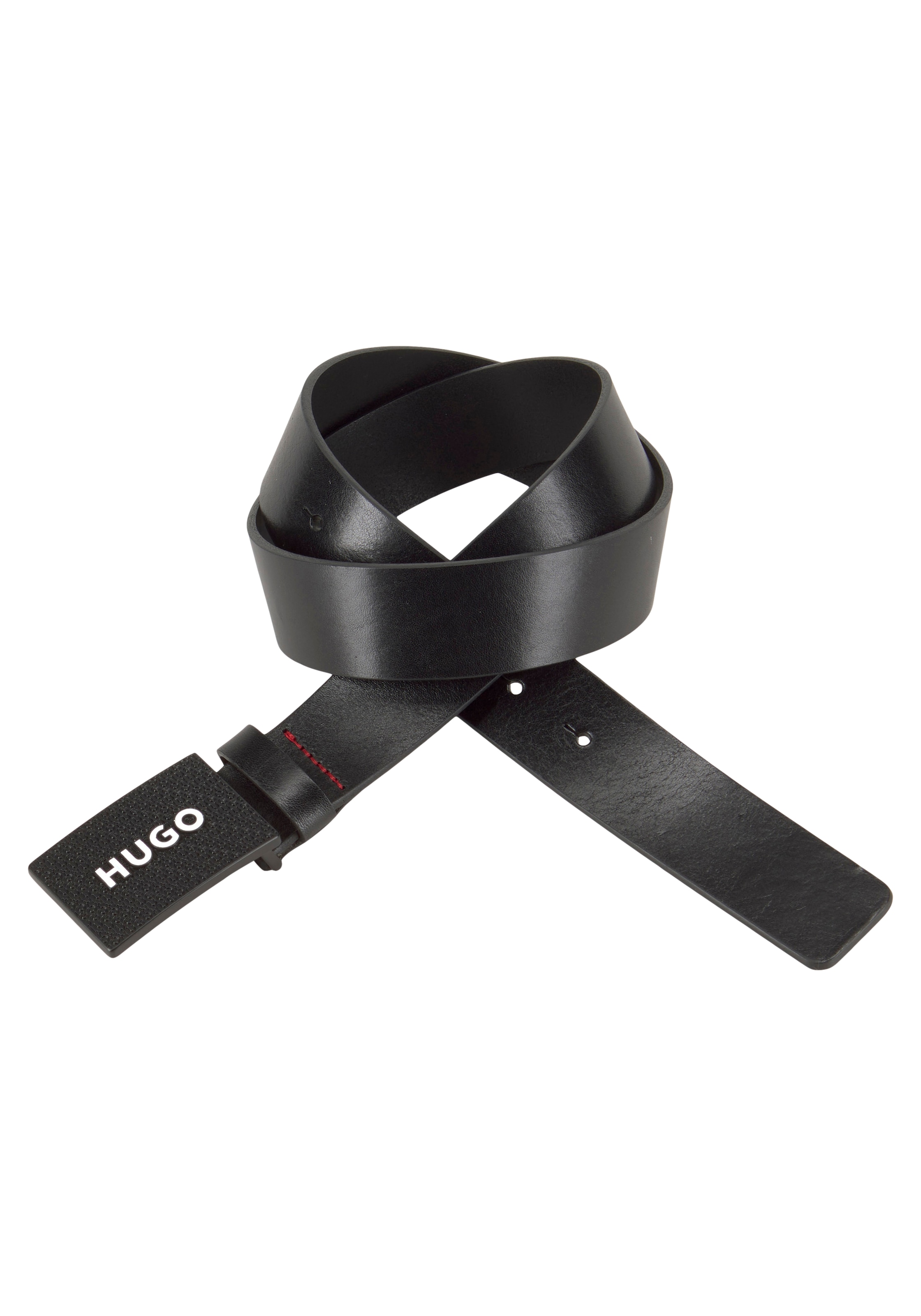 HUGO kaufen mit auf »Gilao-Z_Sz35«, online Ledergürtel eingearbeiteten OTTO bei Logoschriftzügen der Schließe