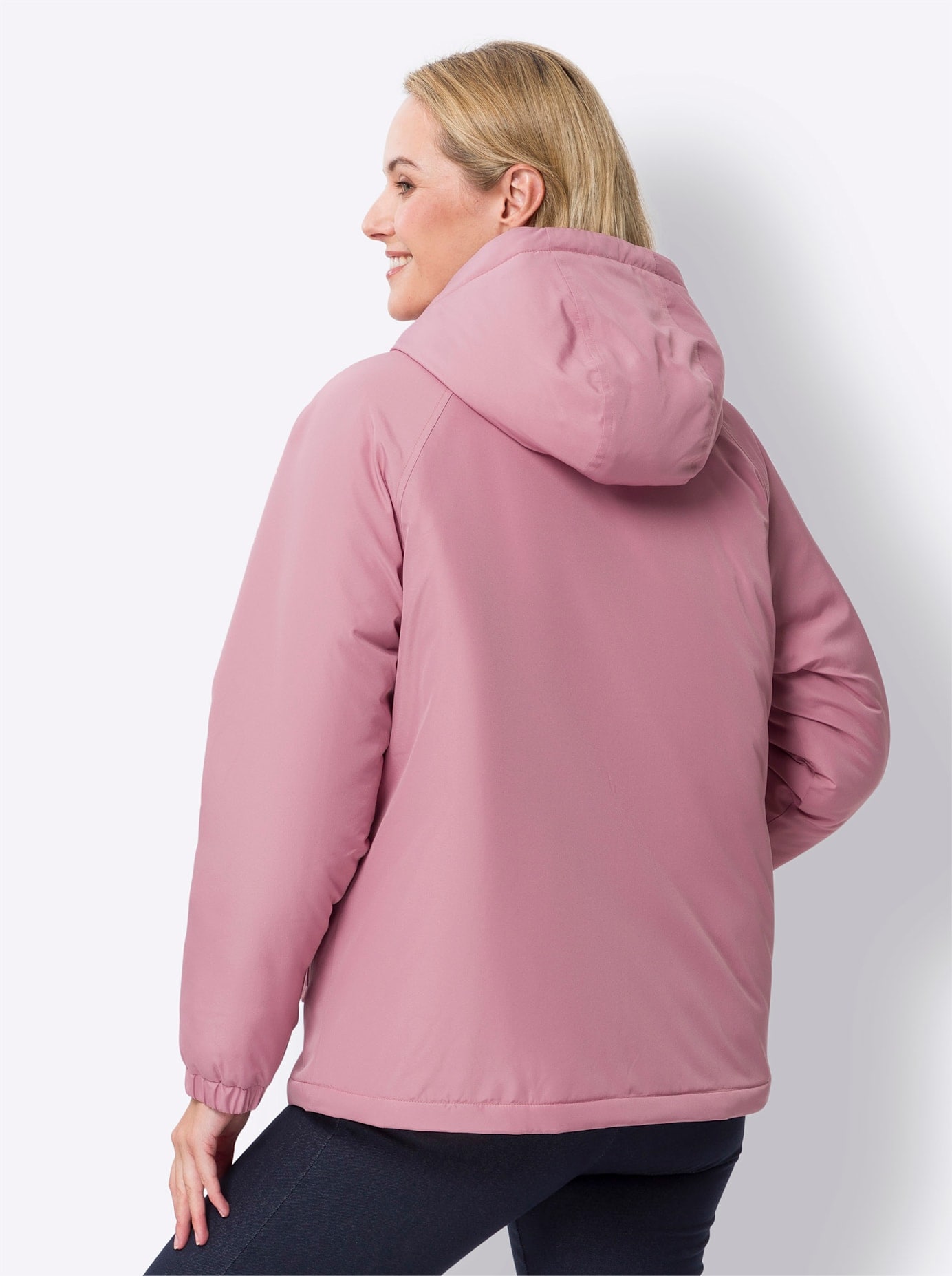 Classic Basics Langjacke, mit Kapuze