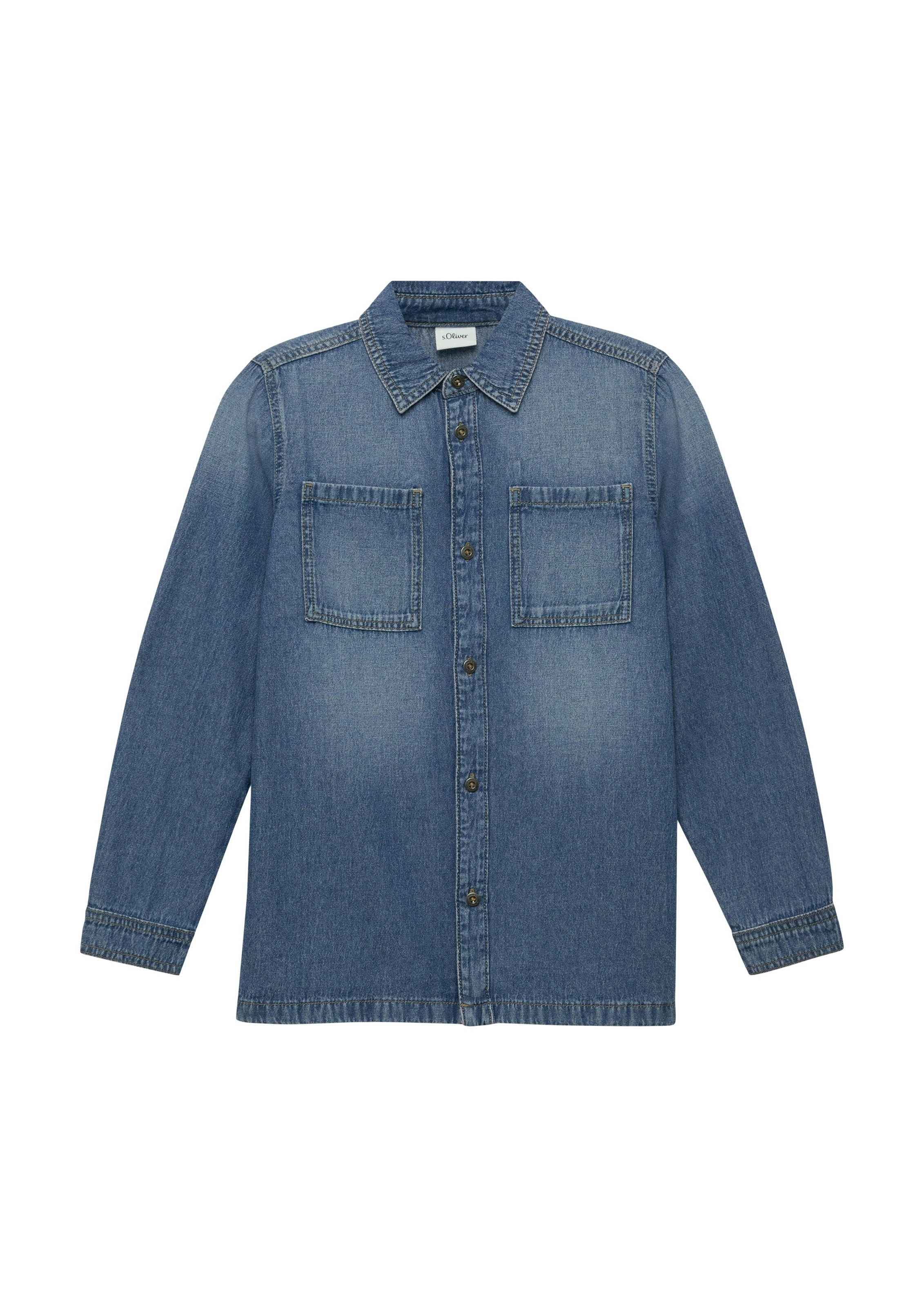 s.Oliver Junior Jeanshemd mit Brust Taschen