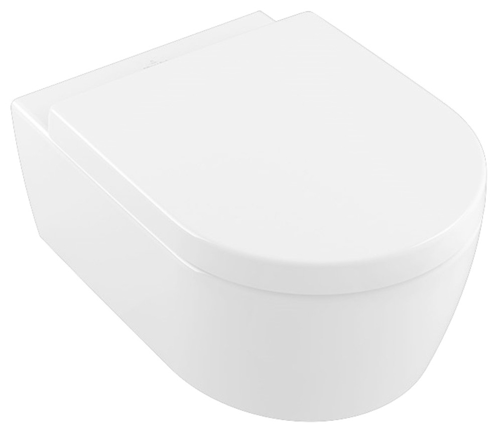 Villeroy & Boch Tiefspül-WC »Avento Combi-Pack«, inklusive WC-Sitz, mit Clean Plus Beschichtung