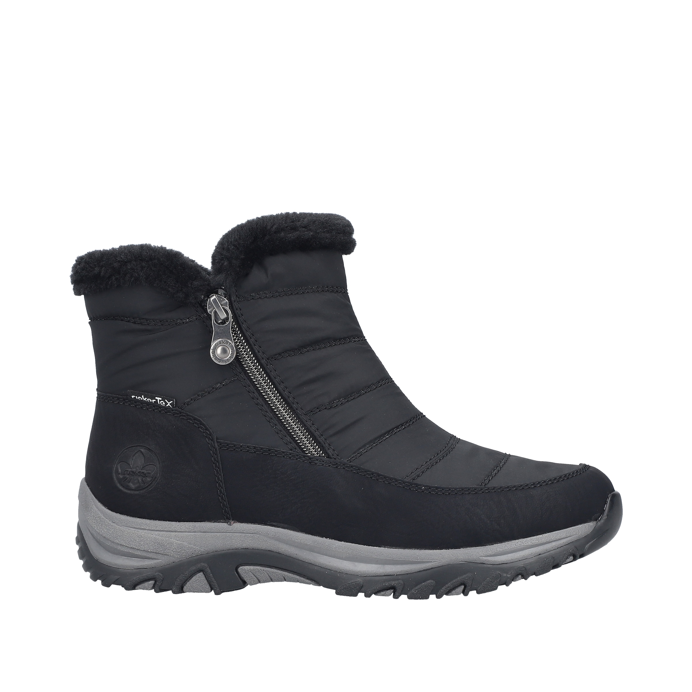 Rieker Winterboots  Winterstiefelette, Snowboots mit Reißverschlüsse und Warmfutter