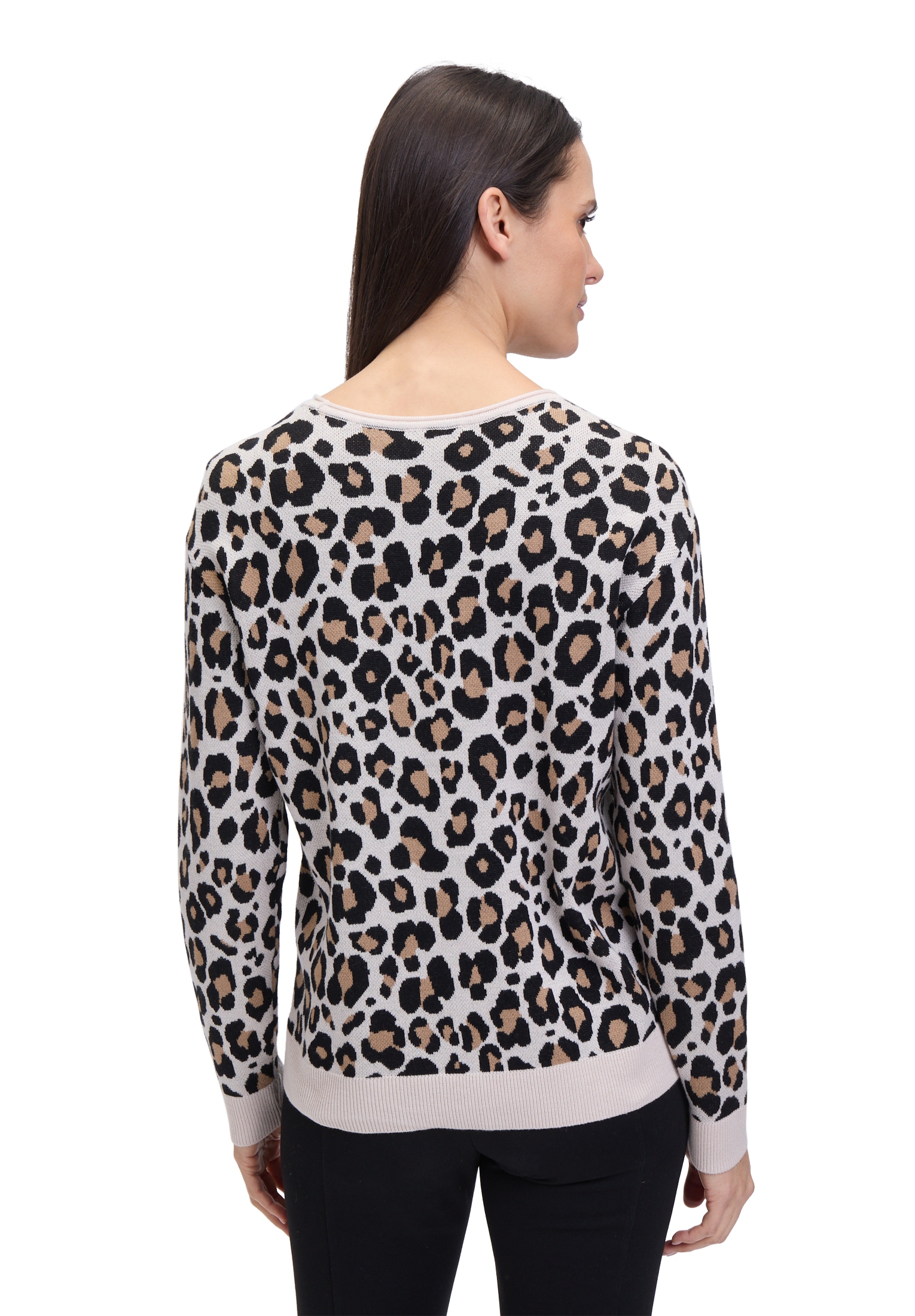 Betty Barclay Rundhalspullover »Feinstrickpullover mit Jacquard«