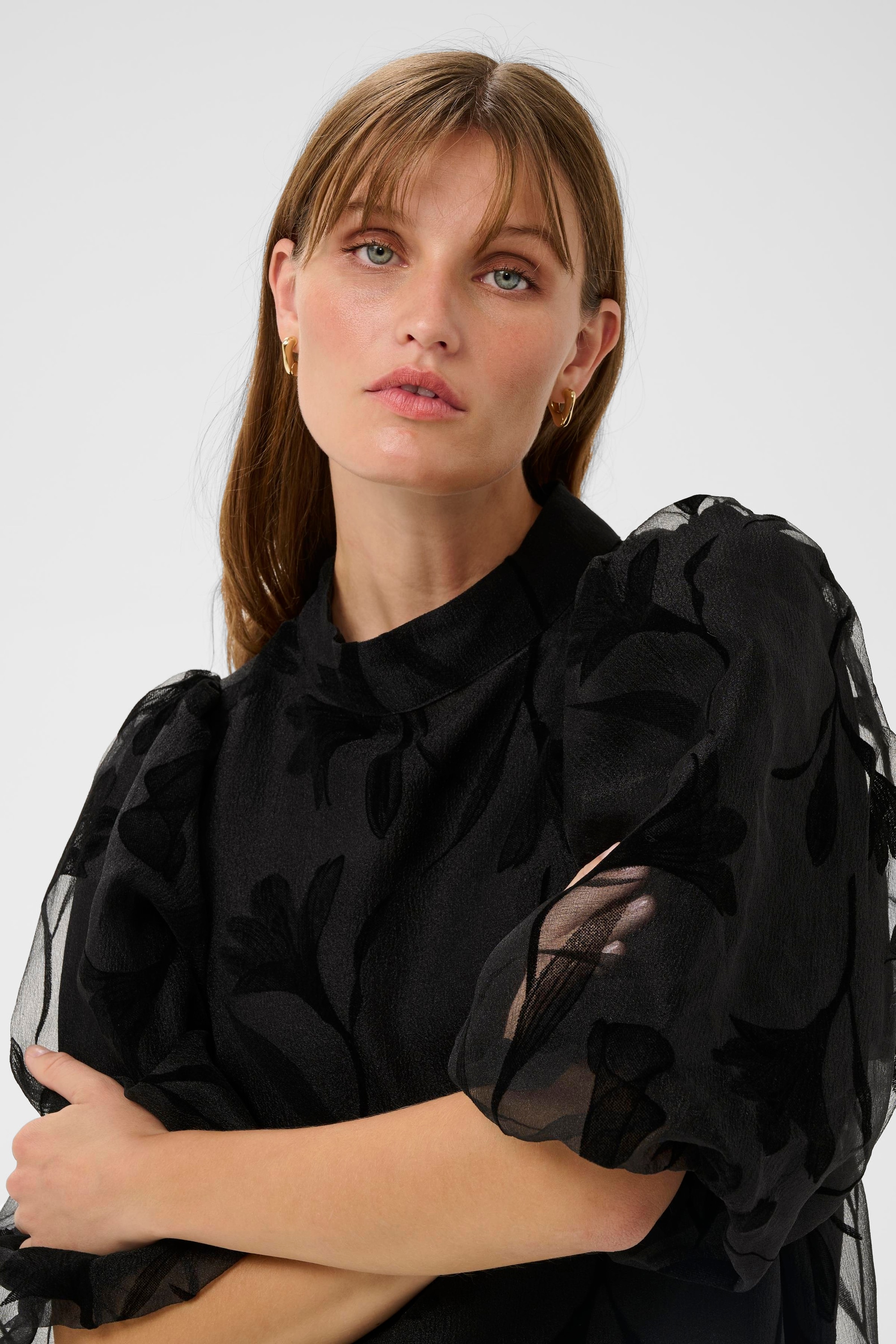 SOAKED IN LUXURY Kurzarmbluse »Bluse kurzarm SLPhilomena«