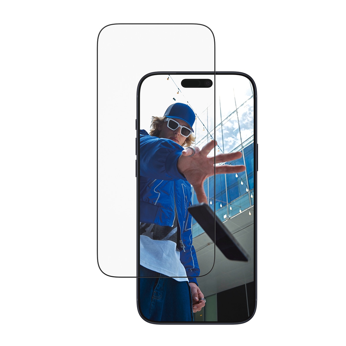 CARE by PanzerGlass Displayschutzglas »Ultra-Wide Fit Screen Protector« für Apple iPhone 17 Pro Max Displayschutzfolie, Schutzfolie, Bildschirmschutz, kratz- & stoßfest