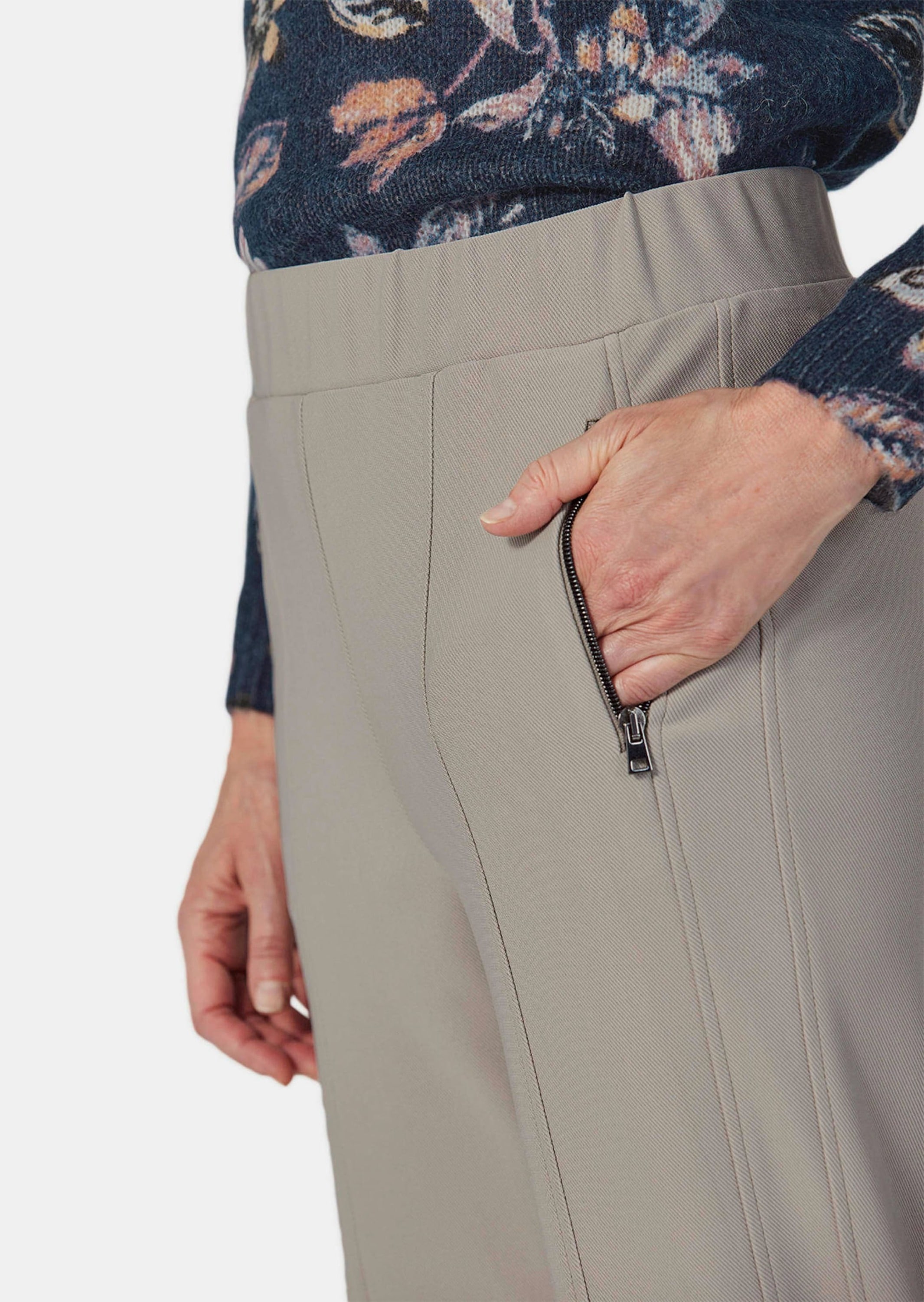 GOLDNER Schlupfhose »mit Reißverschlusstaschen«