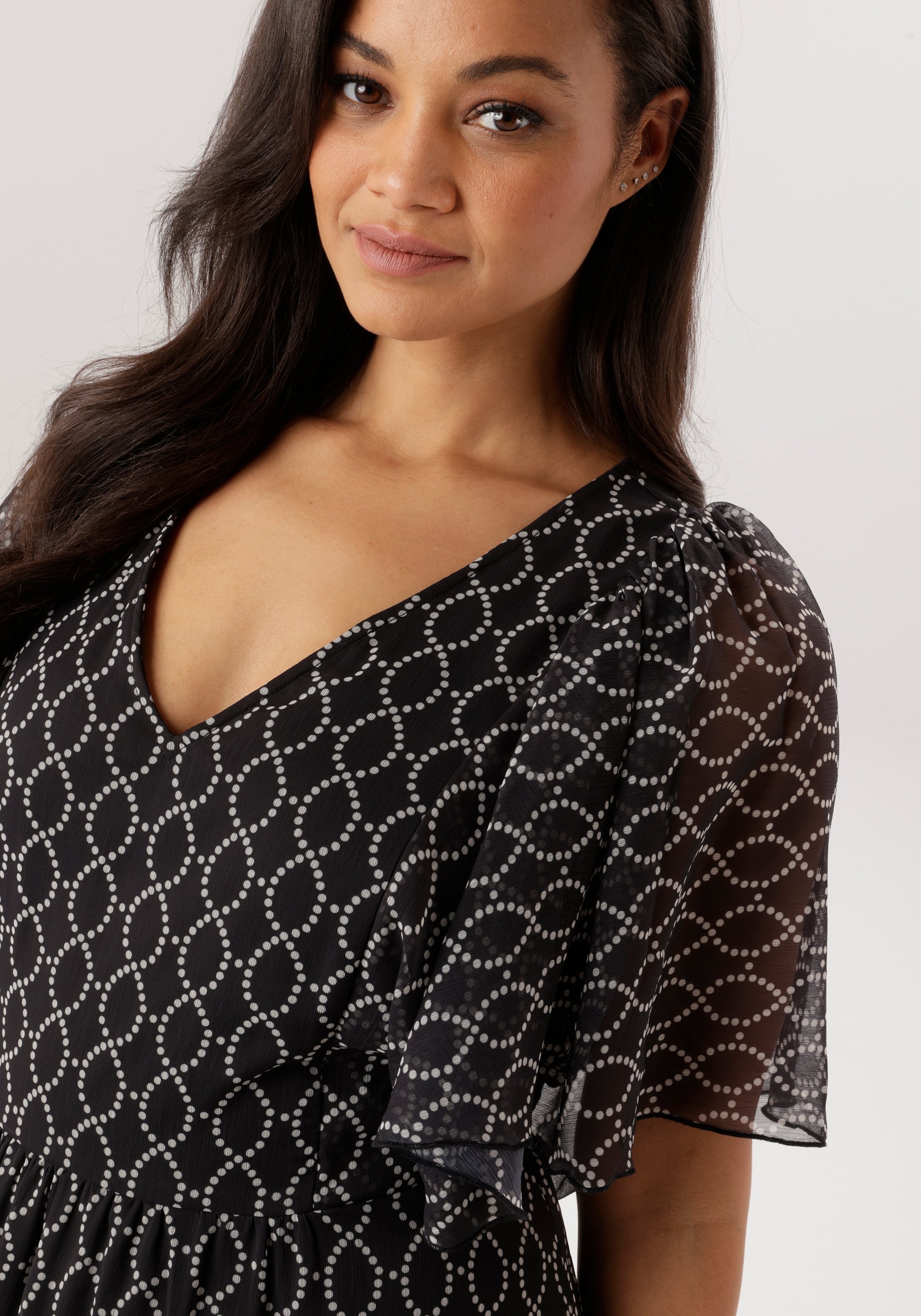 Aniston PLUS Chiffonkleid