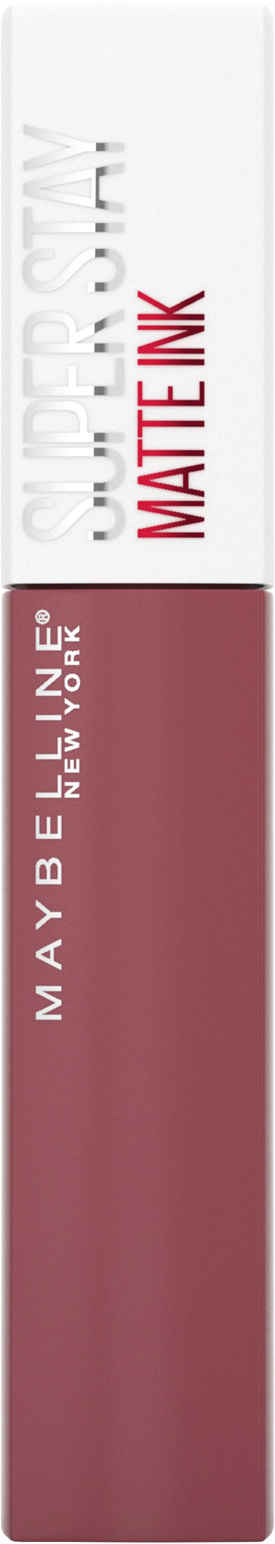 MAYBELLINE NEW YORK Lippenstift »Super Stay Matte Ink«, mit natürlichen Inhaltstoffen