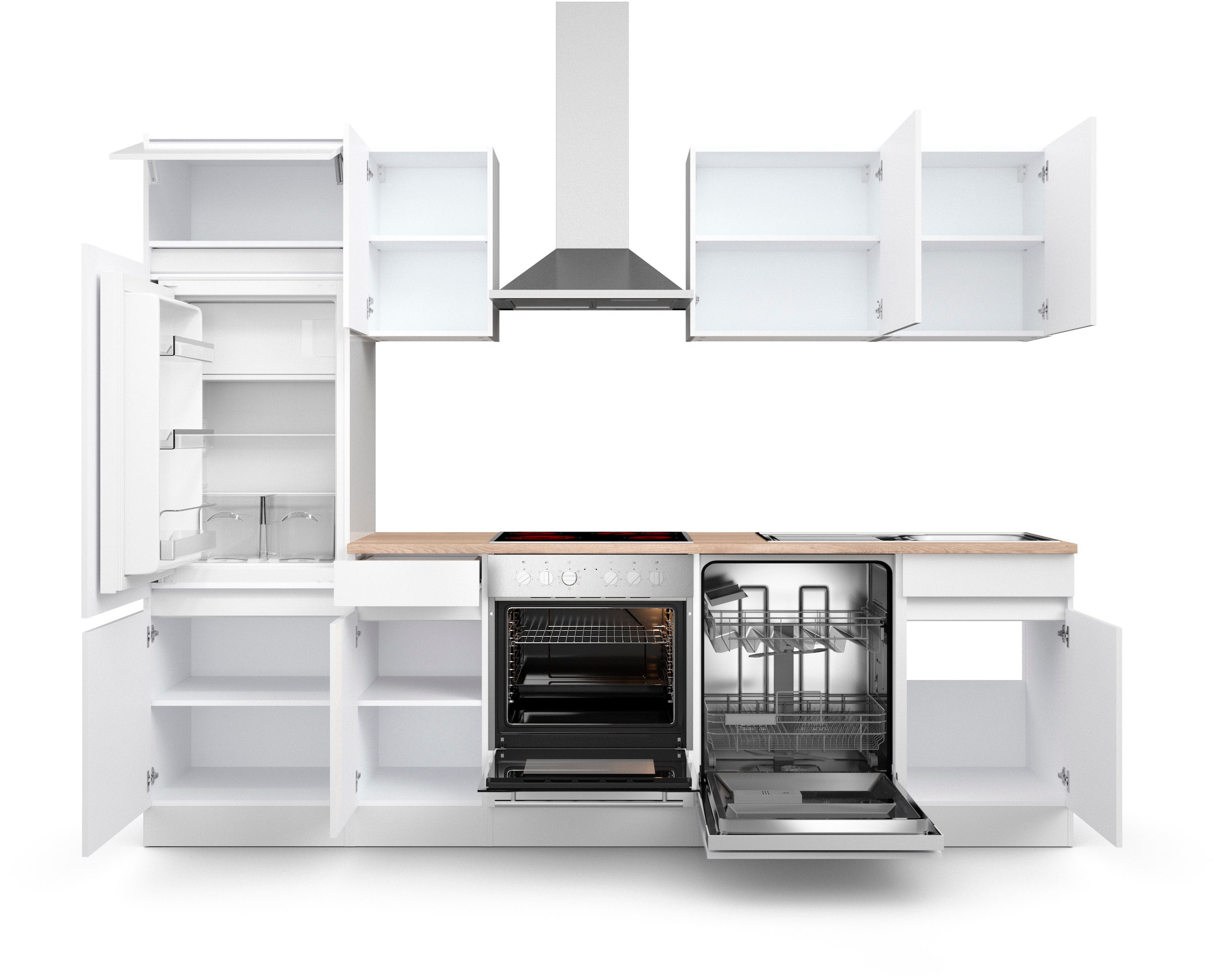 OPTIFIT Küche »Safeli«, Breite wahlweise cm, mit Geräte bei OTTO Hanseatic-E- online oder ohne 270