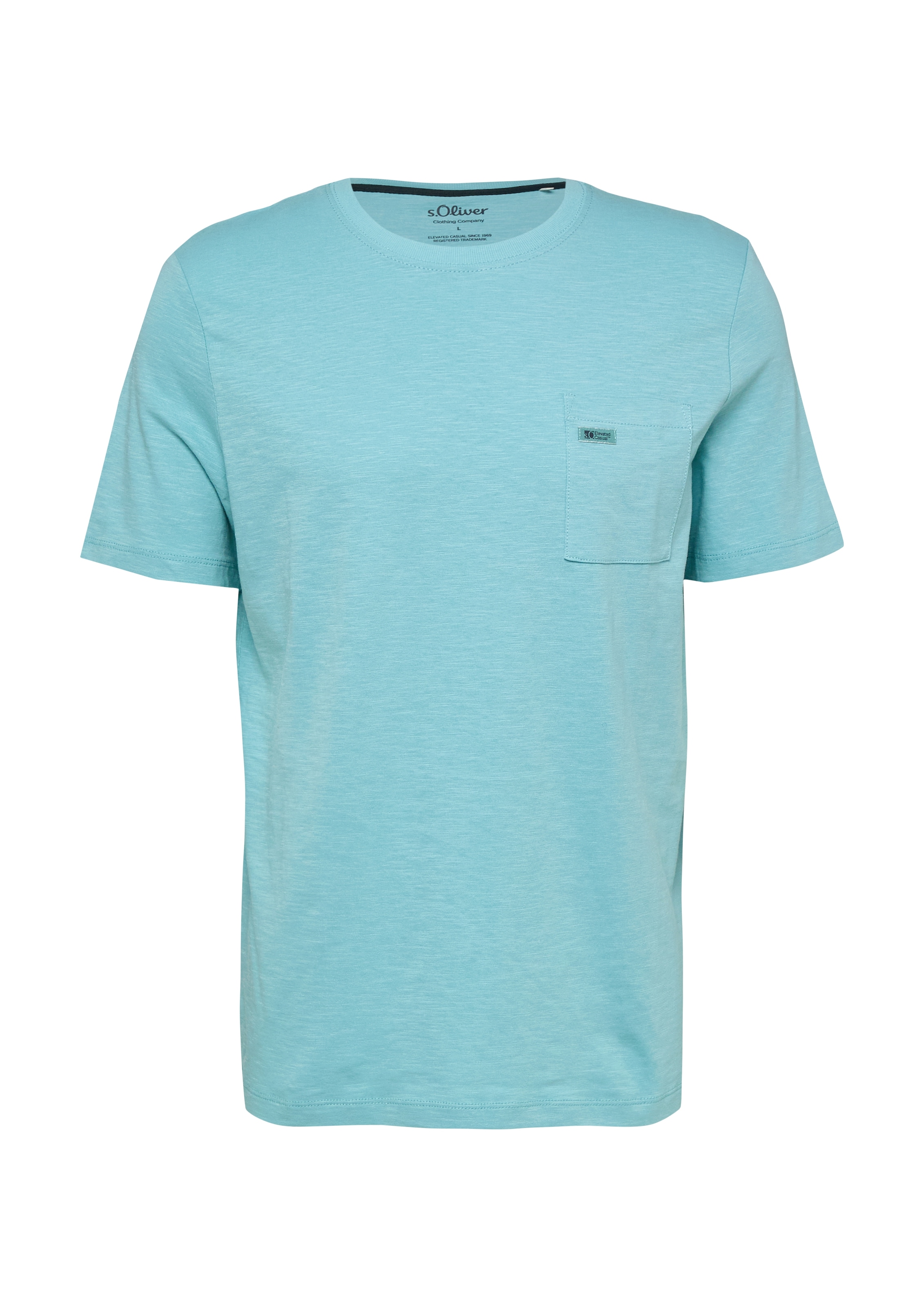 s.Oliver T-Shirt in melierter Optik