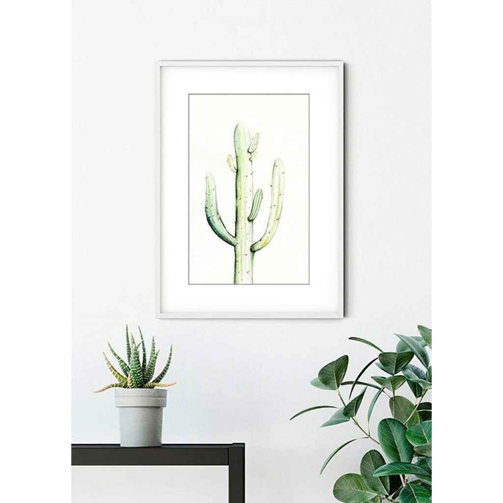 Komar Poster »Saguaro Watercolor«, Pflanzen-Blätter, (1 St.)