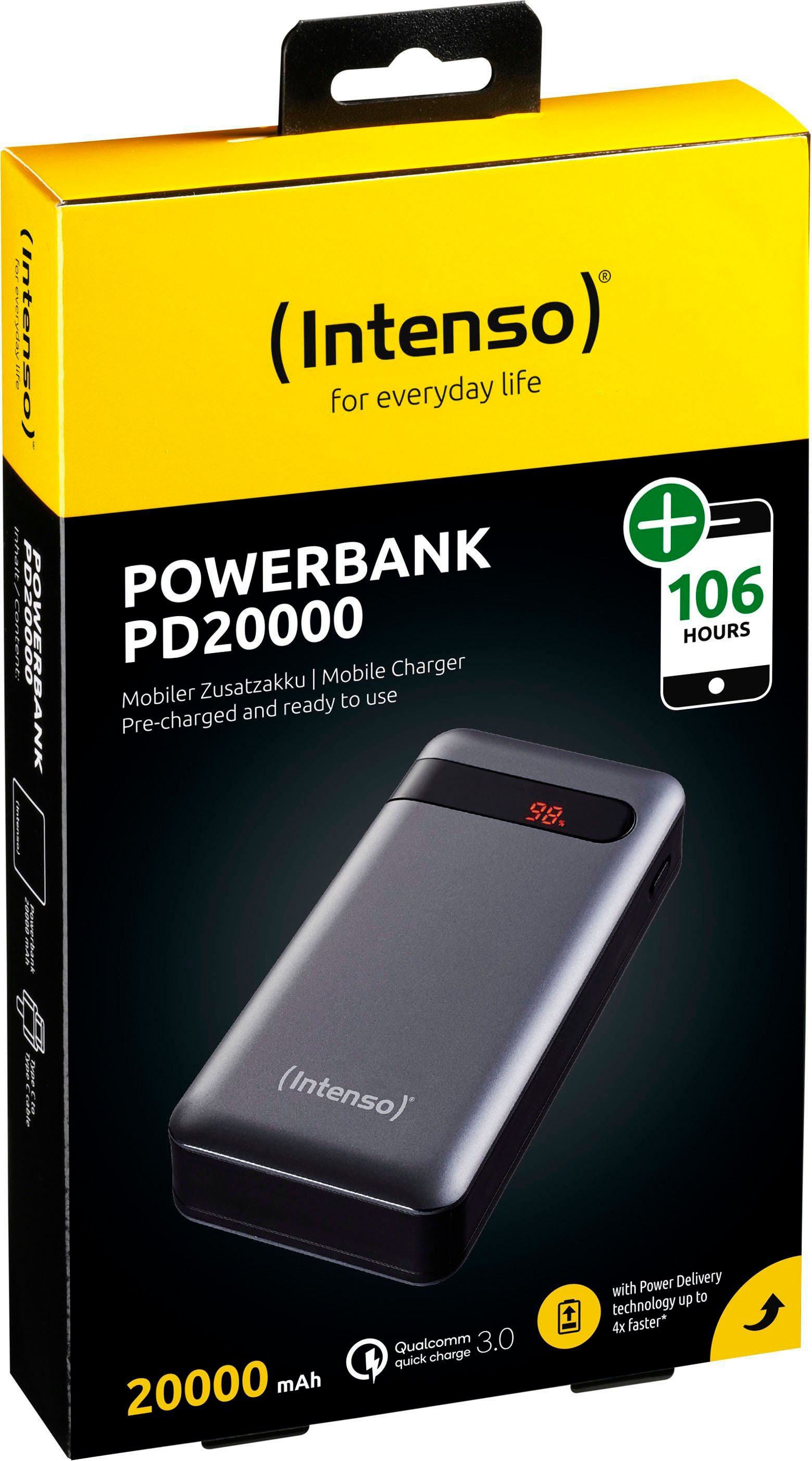 Intenso Batterie-Ladegerät »PD 20000«