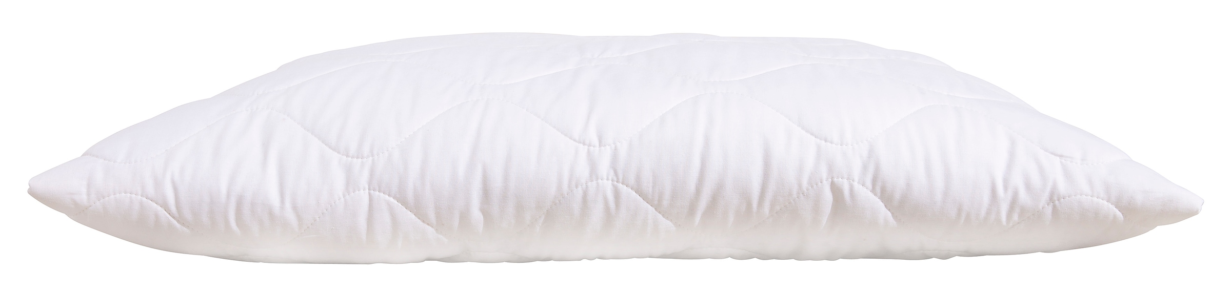 fan Microfaserkissen »Kansas, mit Baumwollbezug und Reißverschluss«, Füllung: 100% Microfaser, Bezug: 100% Baumwolle, (1 St.), in 40x80 oder 80x80 cm, Kopfkissen aus Microfaser, Made in Germany