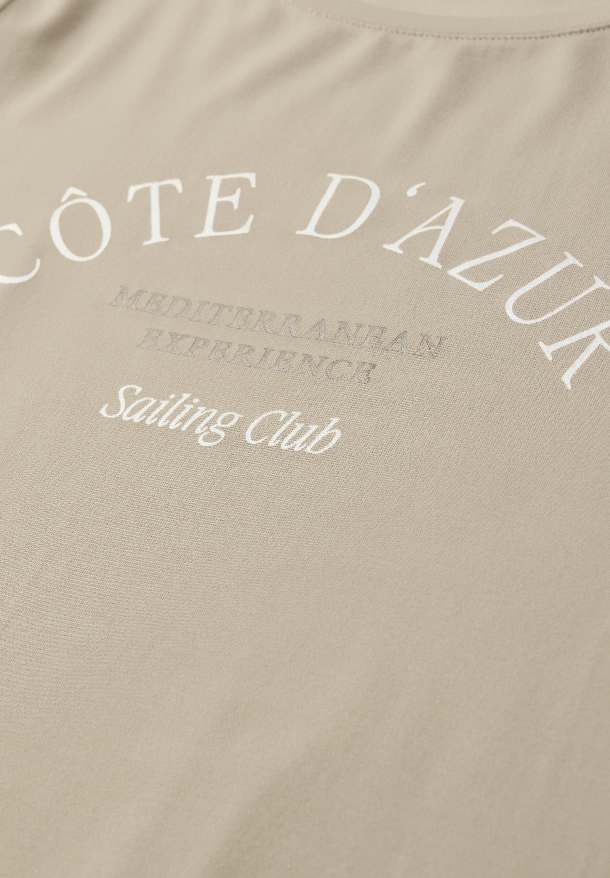 STREET ONE Rundhalsshirt Sommershirt mit Wording-Print