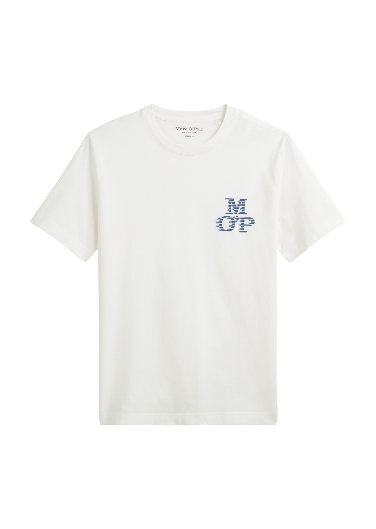 Marc O'Polo T-Shirt, markantes Logo in 3D-Optik auf der Brust