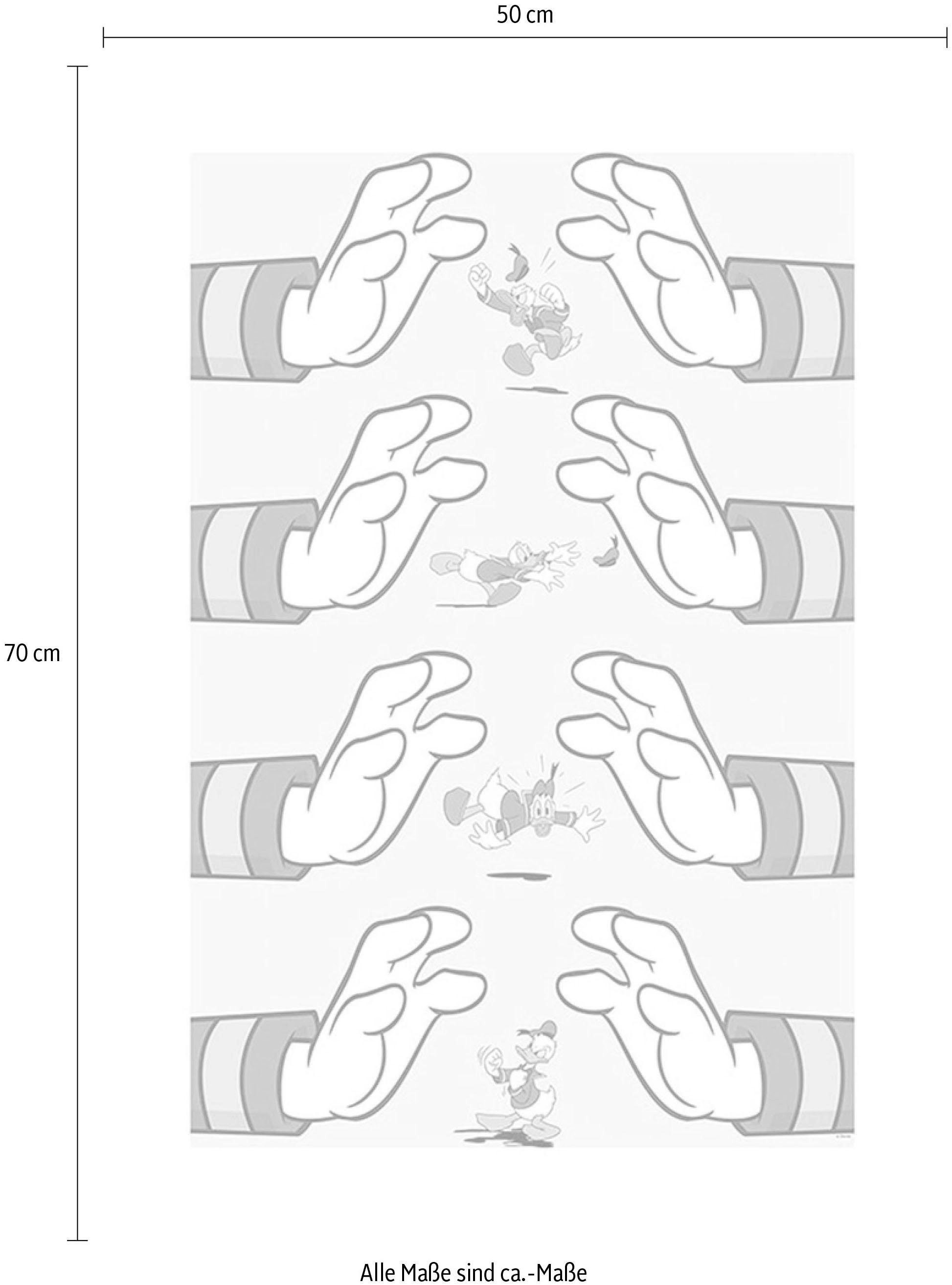 Komar Bild »Donald Duck Hands«, Disney, (1 St.), Wandbild zur Dekoration im Kinderzimmer - ohne Rahmen