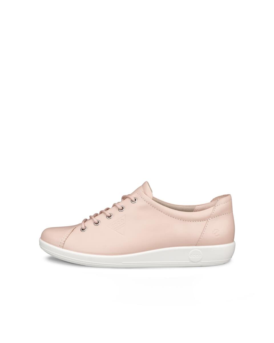 Ecco Schnürschuh »Ecco Soft 2.0«, Freizeitschuh, Halbschuh, Schnürschuh mit dezenter Logo Prägung