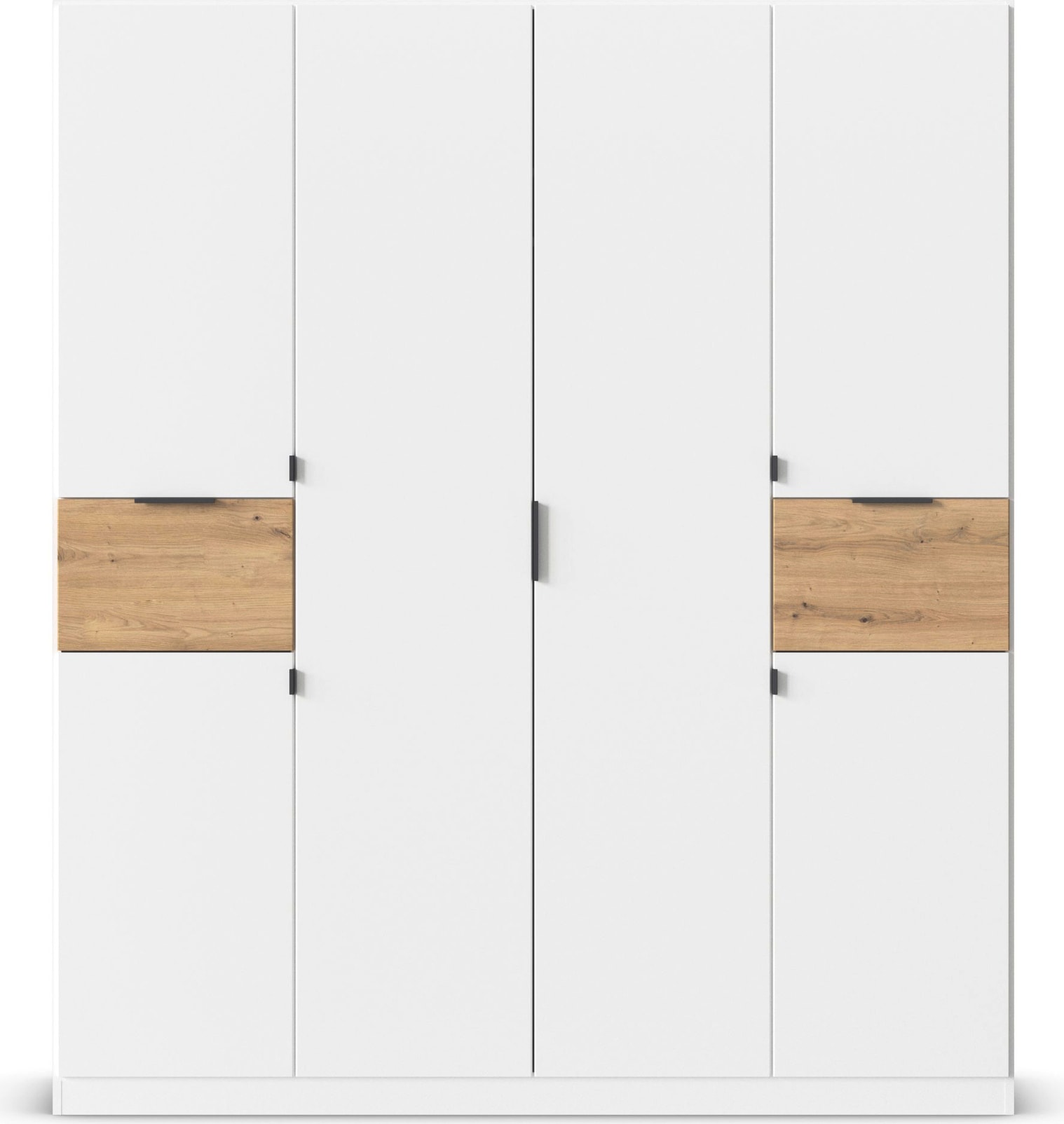 rauch Drehtürenschrank »Kleiderschrank Schrank Garderobe Wäscheschrank TICAO«, (Schubladen in der Höhe variabel positionierbar), mit 2 geräumigen Schubladen, viel Stauraum MADE IN GERMANY