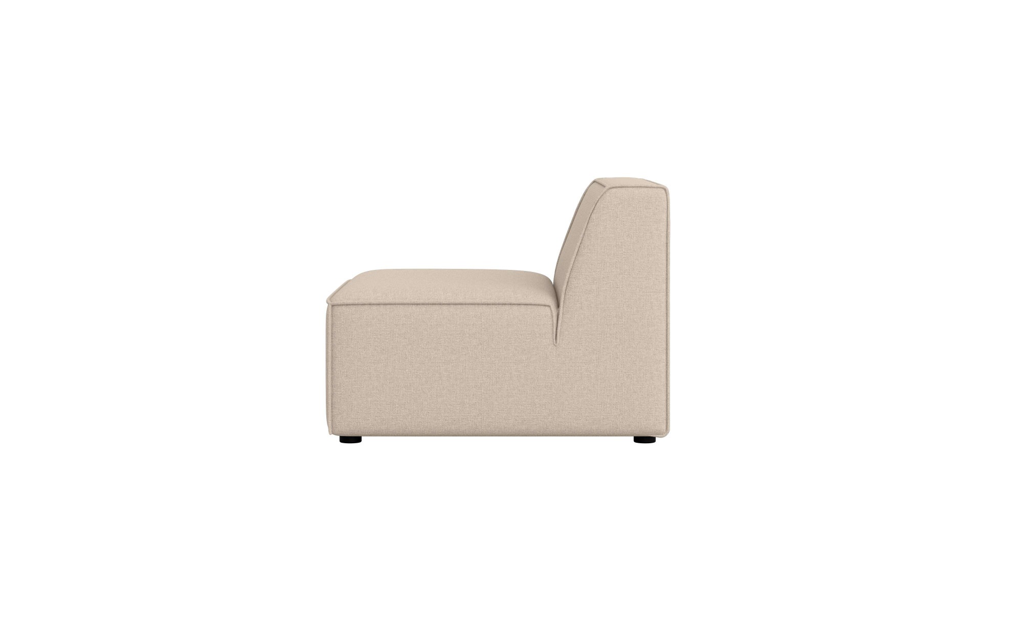 INOSIGN Sessel »Bequemer Sessel Cavan, Maße B/T/H: 90/90/72 cm«, ohne Armlehne, mit Wellenunterfederung, auch in Bouclé