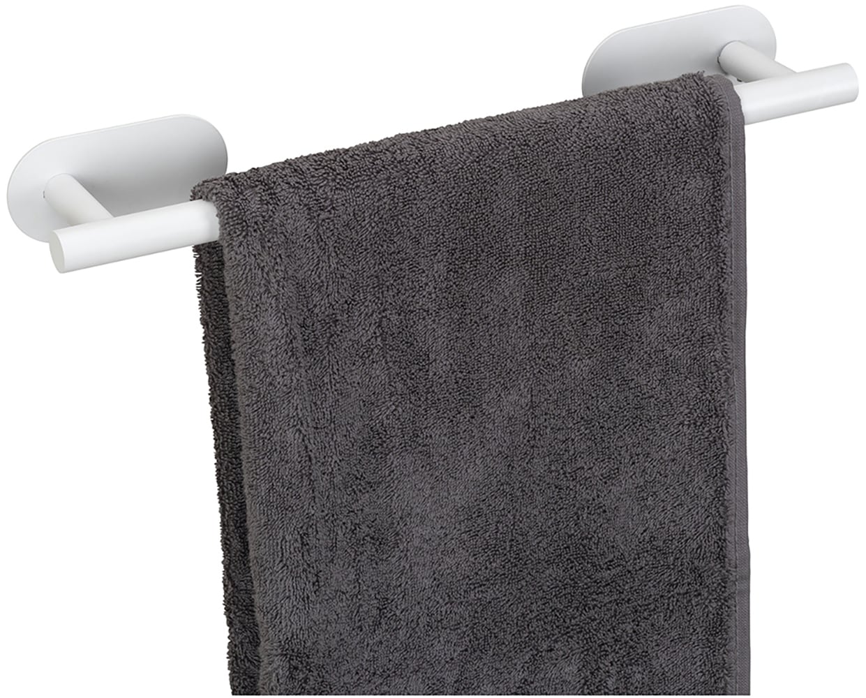 WENKO Handtuchstange »Turbo-Loc® Modell Uno Orea«, aus Edelstahl, Befestigen ohne Bohren, 40 cm