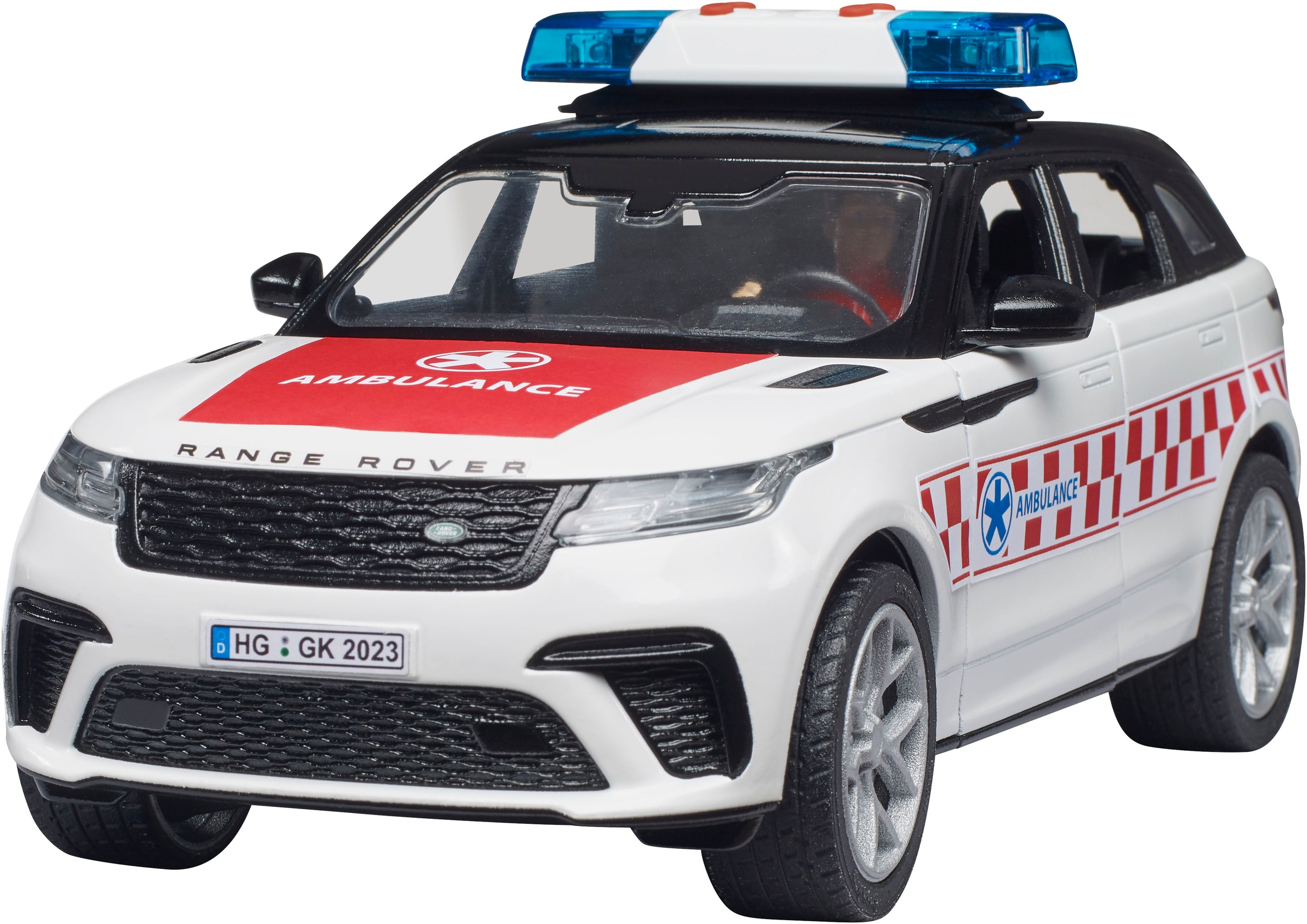 Bruder® Spielzeug-Auto »Range Rover Velars Notarzt 1:16 mit Notarztfigur (02885)« Mit Licht und Sound; Made in Europe