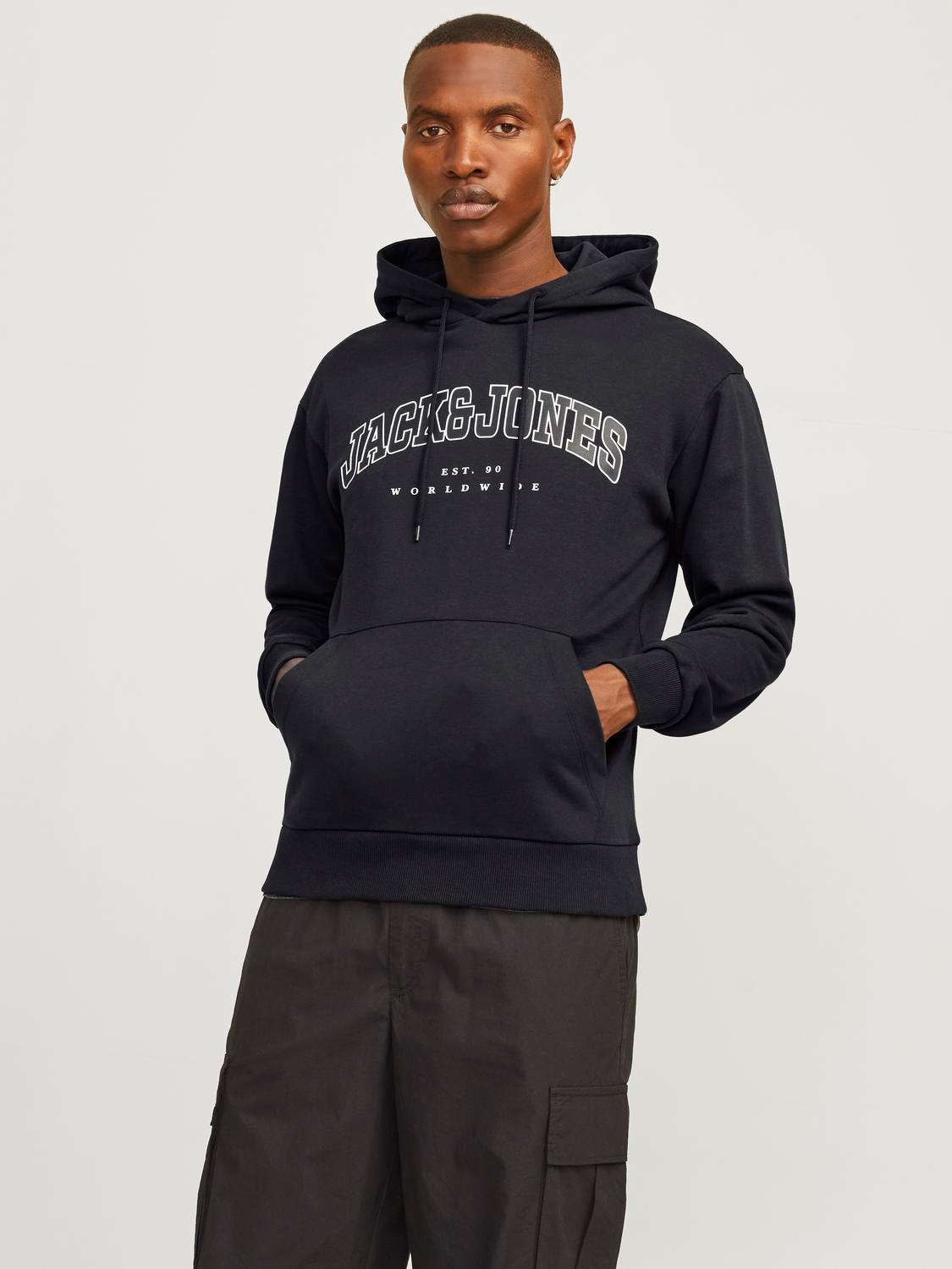 Kapuzensweatshirt »JJECALEB VARSITY SWEAT HOOD NOOS«