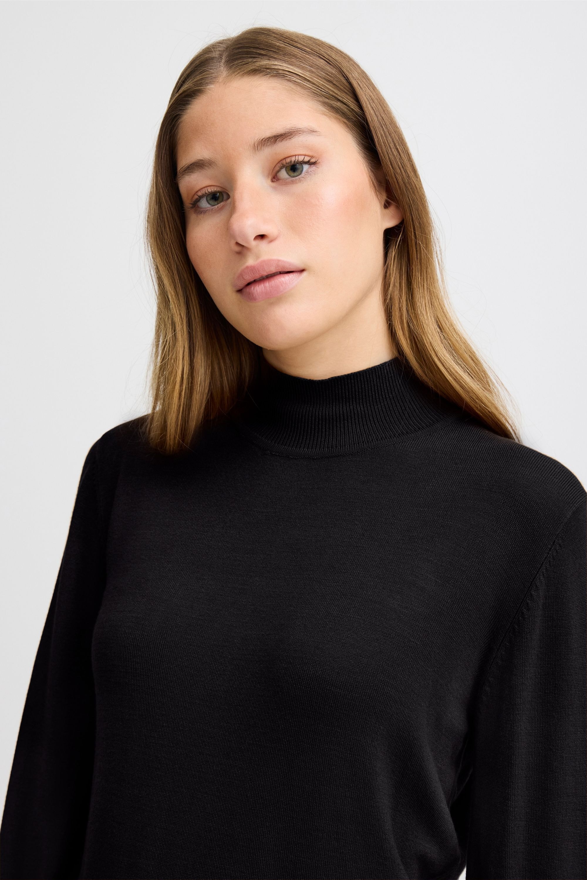 Ichi Strickfleece-Pullover »Strickpullover IHMAFA TURTLE LS«