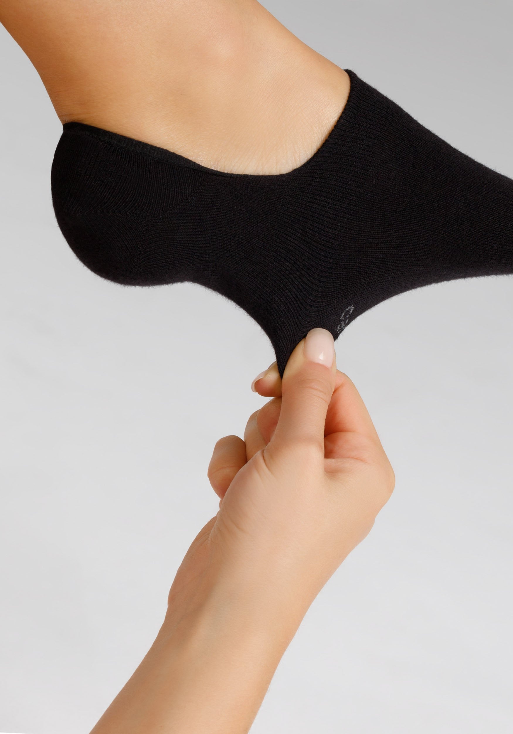 Camano Füßlinge »comfort« 4 Paar tlg. mit verstärkter Ferse für Langlebigkeit