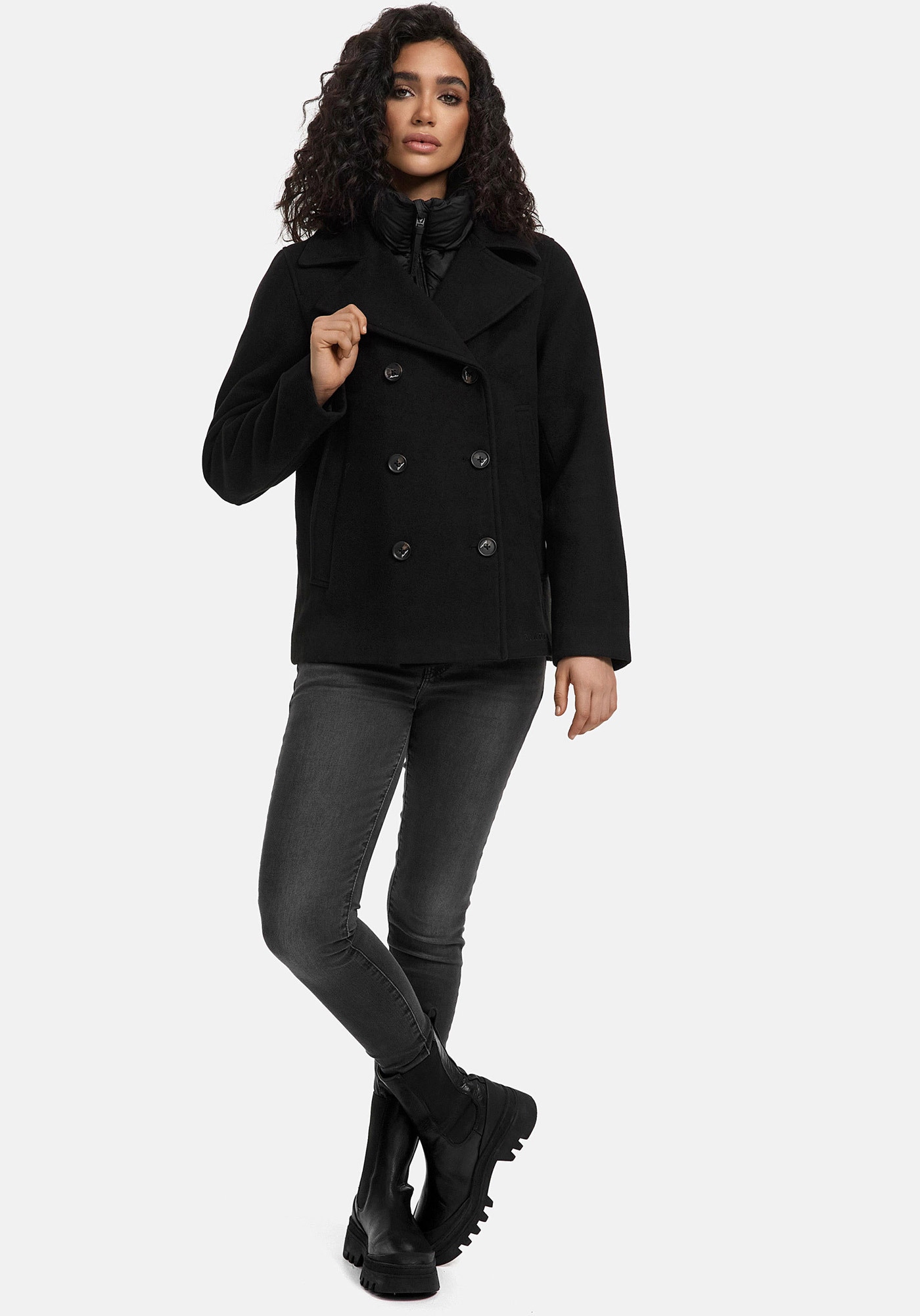 Winterjacke »Marikoo Aylaraa Damen Winter Kabanjacke N044«