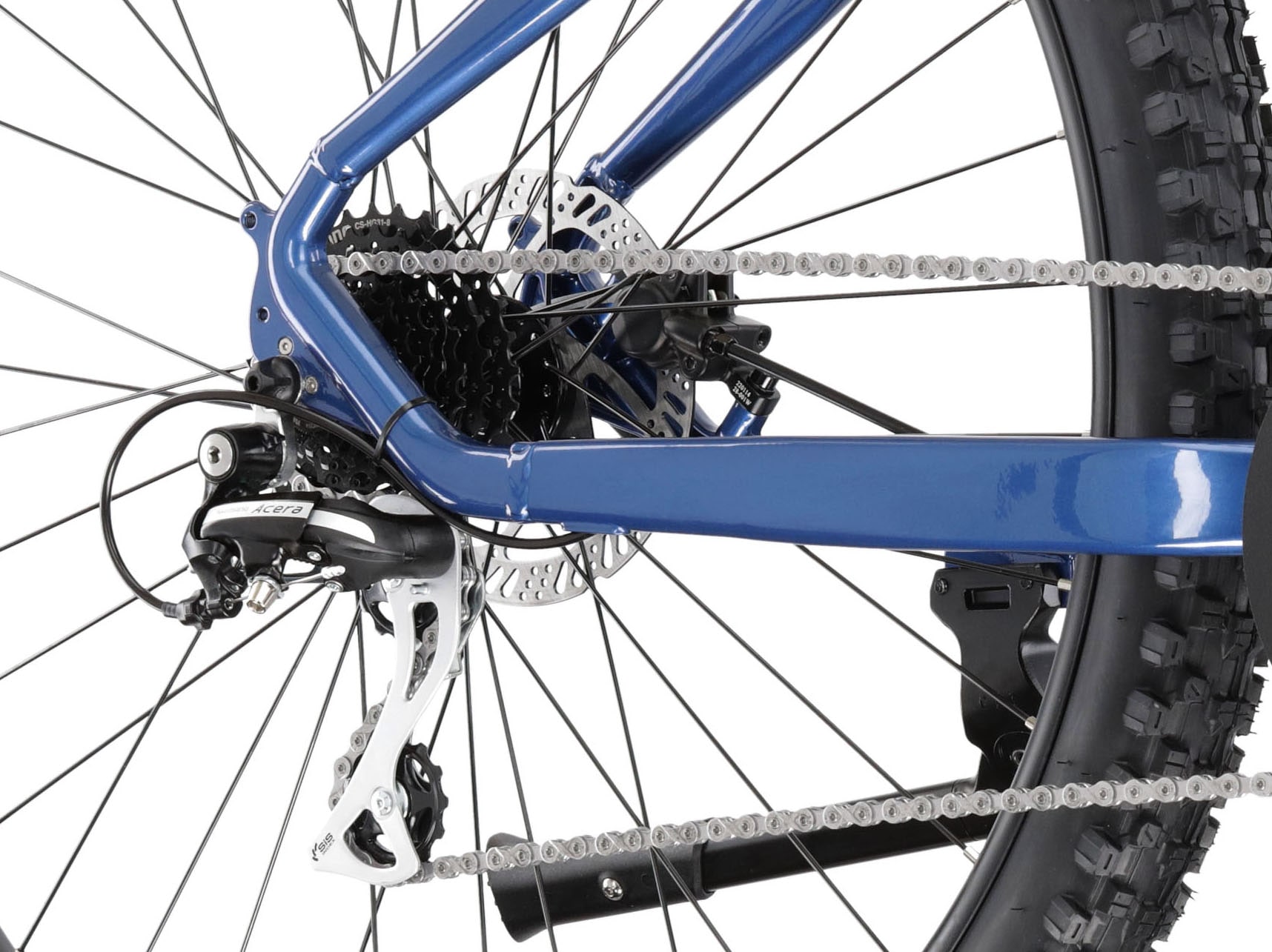 Kross E-Bike »E-MTB Hexagon Boost 3.0 29 Zoll blau«, 8 Gang, Shimano, ACERA M360, Mittelmotor 250 W, Pedelec, Elektrofahrrad für Damen und Herren