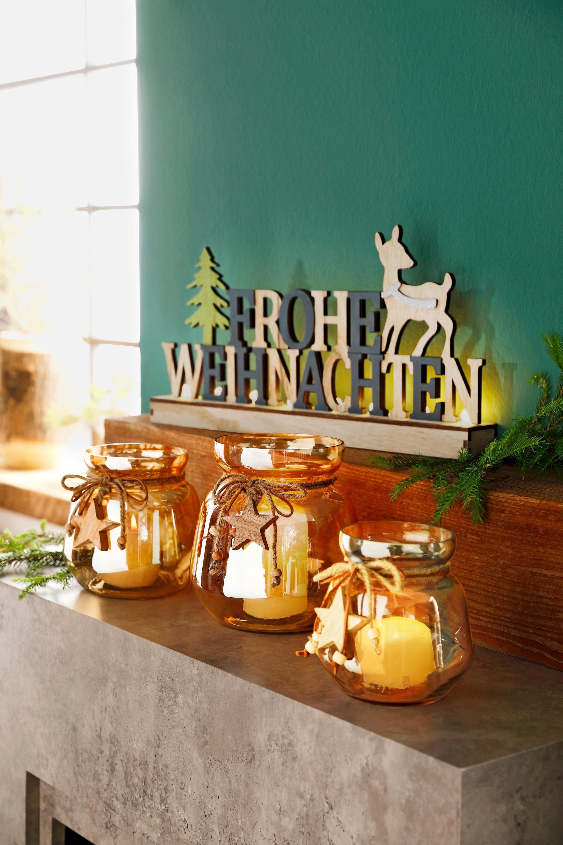 RIFFELMACHER & WEINBERGER DekoSchriftzug »Frohe Weihnachten